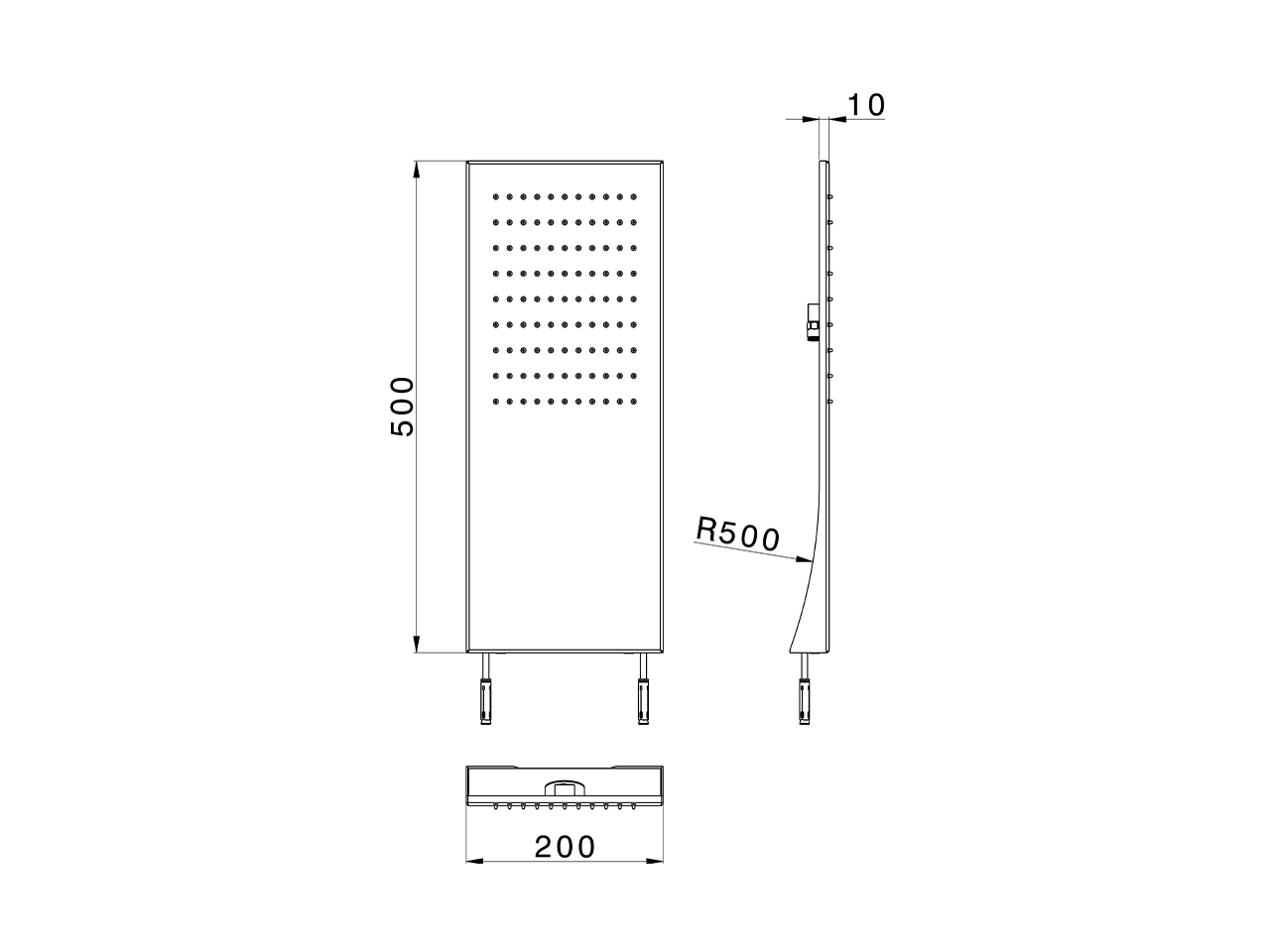 Soffione a parete ZEN SHOWER_ZS022080 - v1