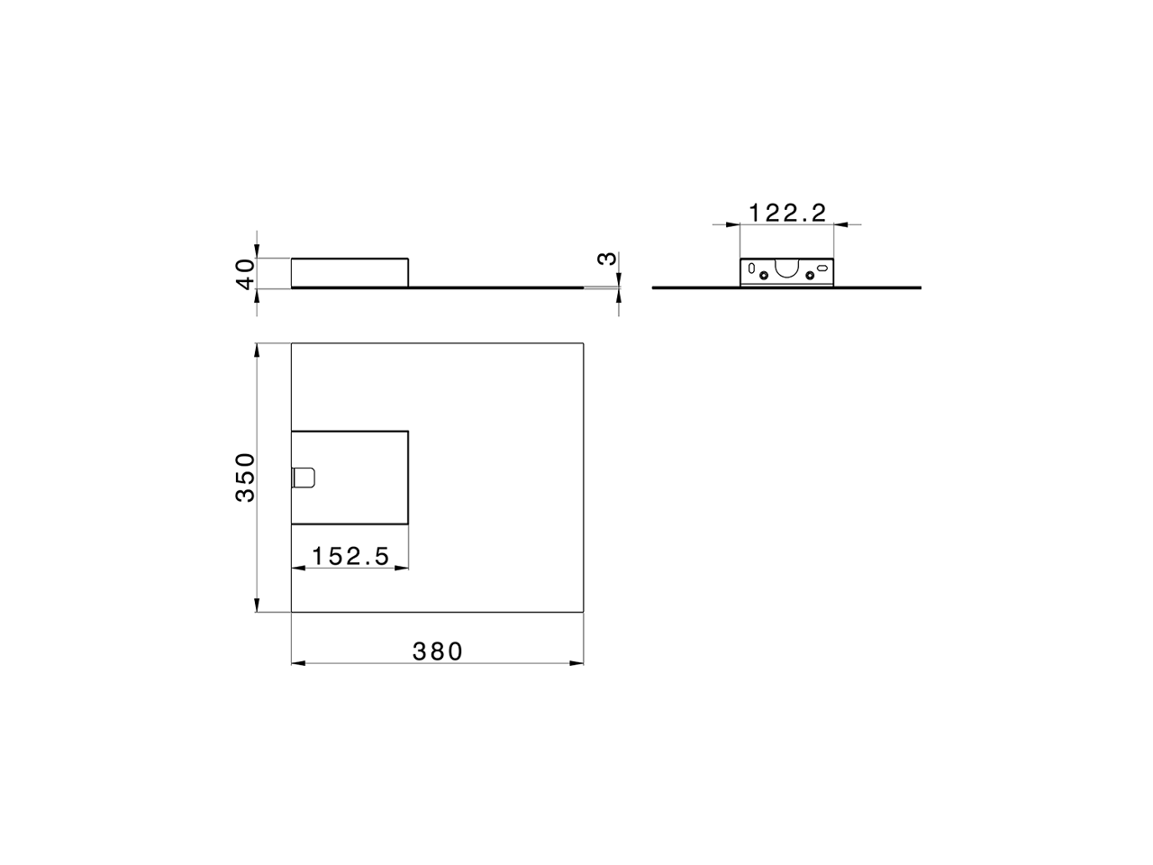 Cascata a muro ultrasottile quadra ZEN SHOWER_ZS029020 - v1