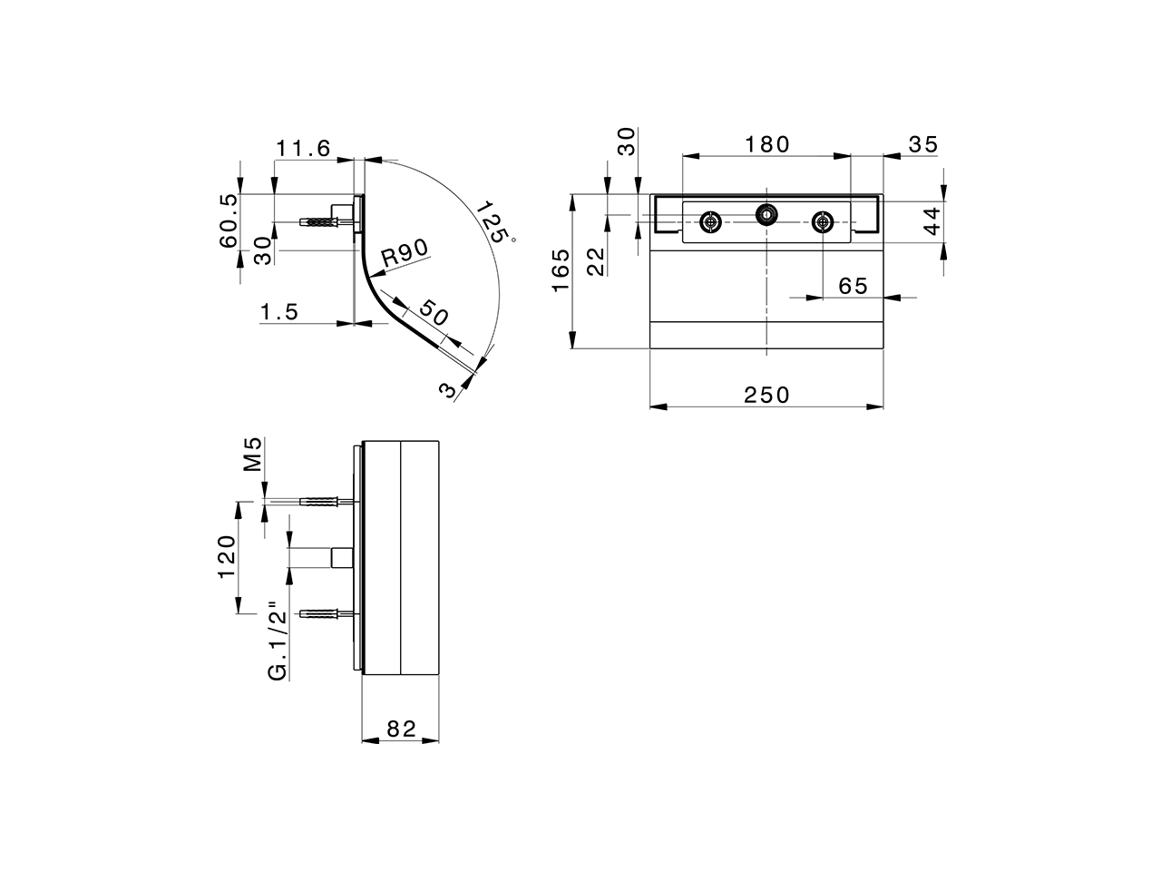 Cascata a parete curva ZEN SHOWER_ZS029030 - v1