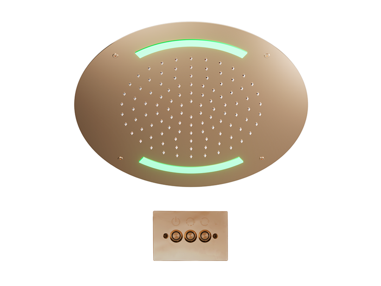 Soffione a soffitto con cromoterapia Ø 420 mm ZEN SHOWER_ZS0C0015 -1