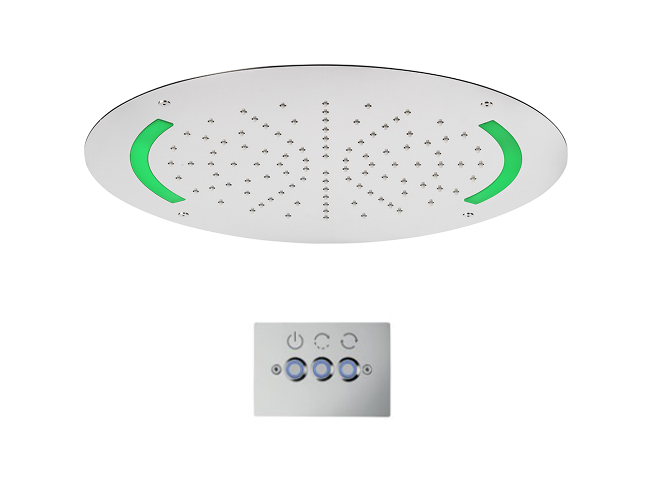 Soffione a soffitto con cromoterapia Ø 420 mm ZEN SHOWER_ZS0C0015 - v1