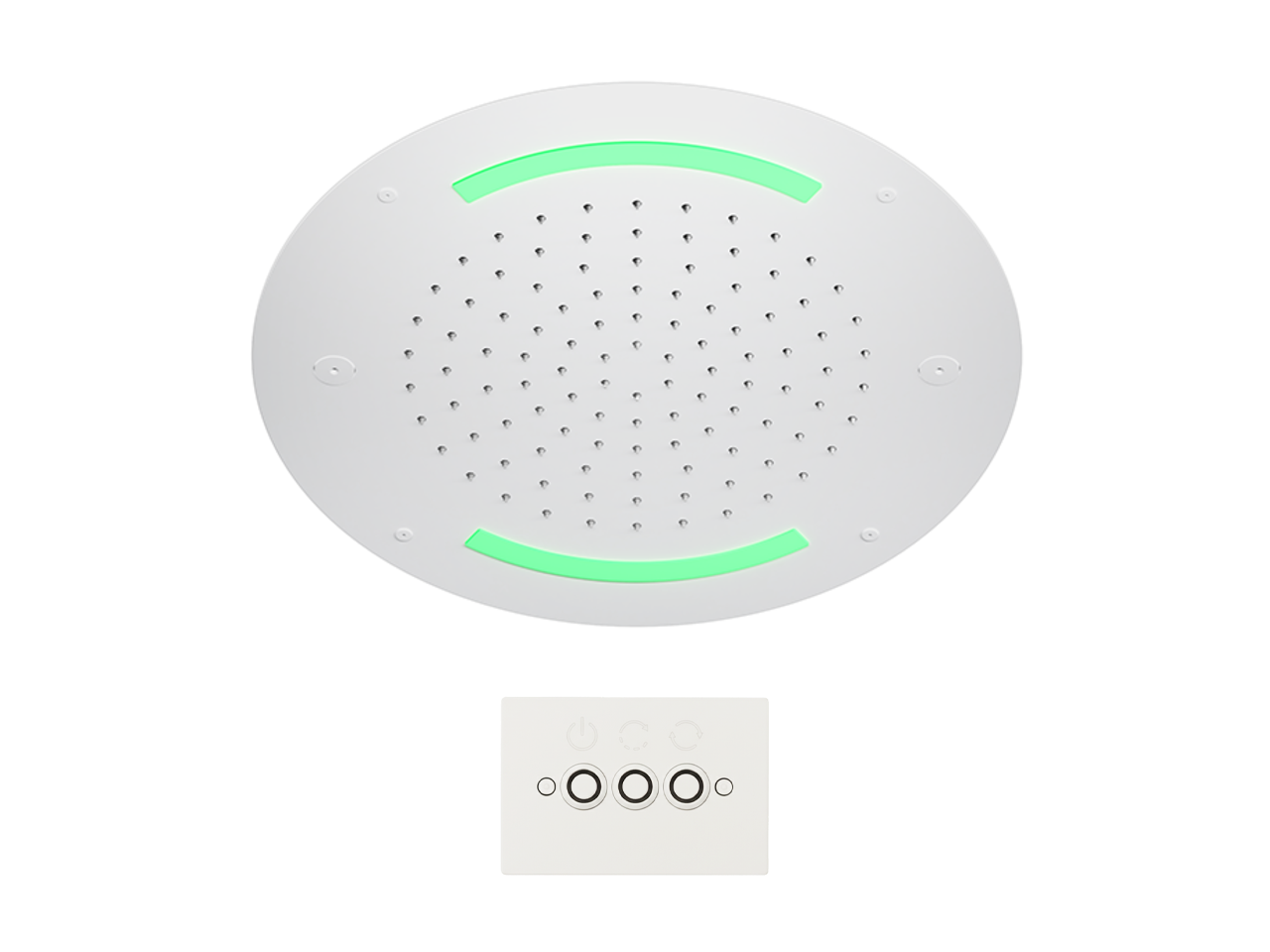 Soffione a soffitto con cromoterapia Ø 420 mm WELLNESS_ZS0C0025 -1
