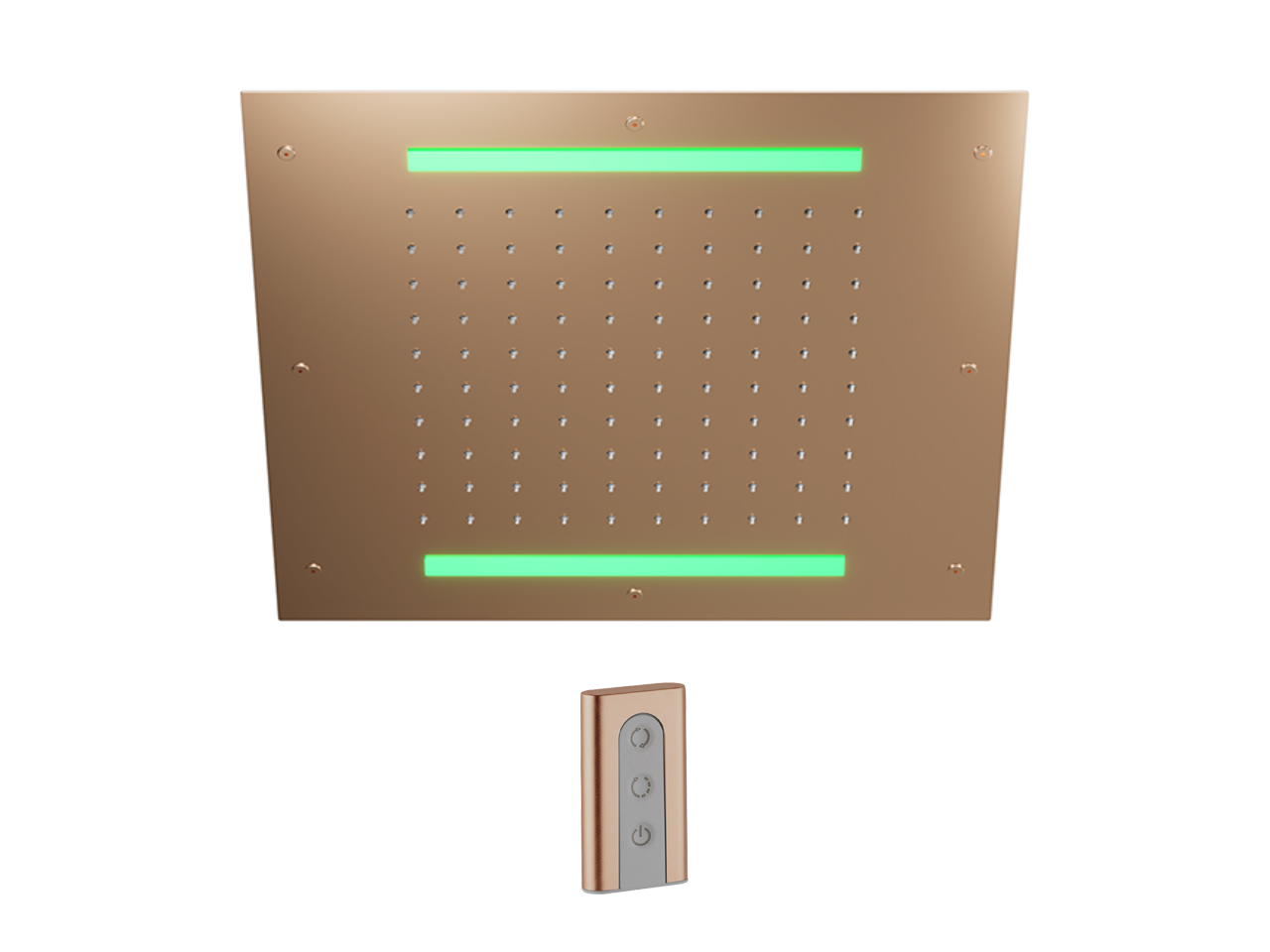 Soffione a soffitto con cromoterapia 430x430 mm ZEN SHOWER_ZS0C0050 -1