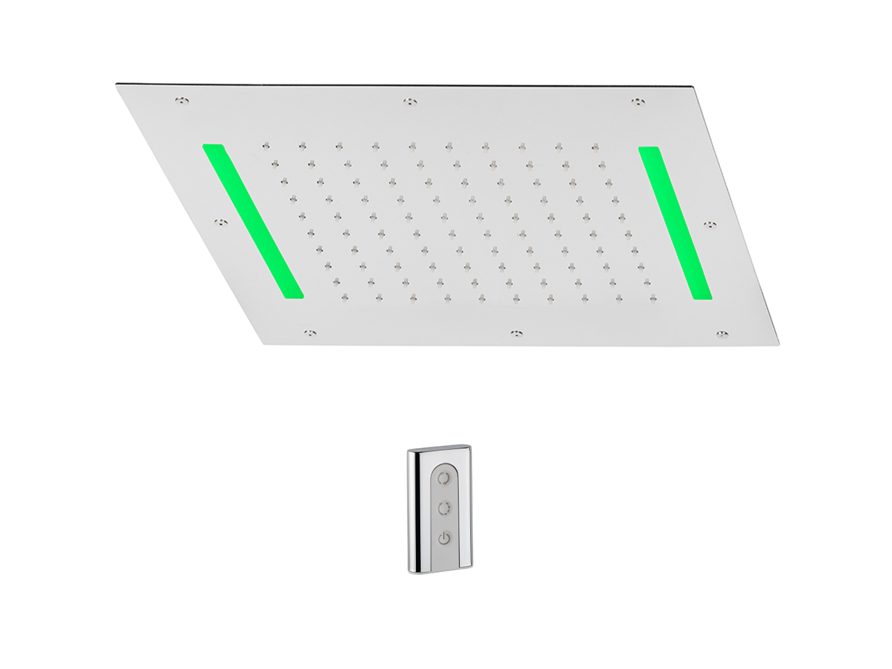 CisalSoffione a soffitto con cromoterapia 430x430 mm ZEN SHOWER_ZS0C0050