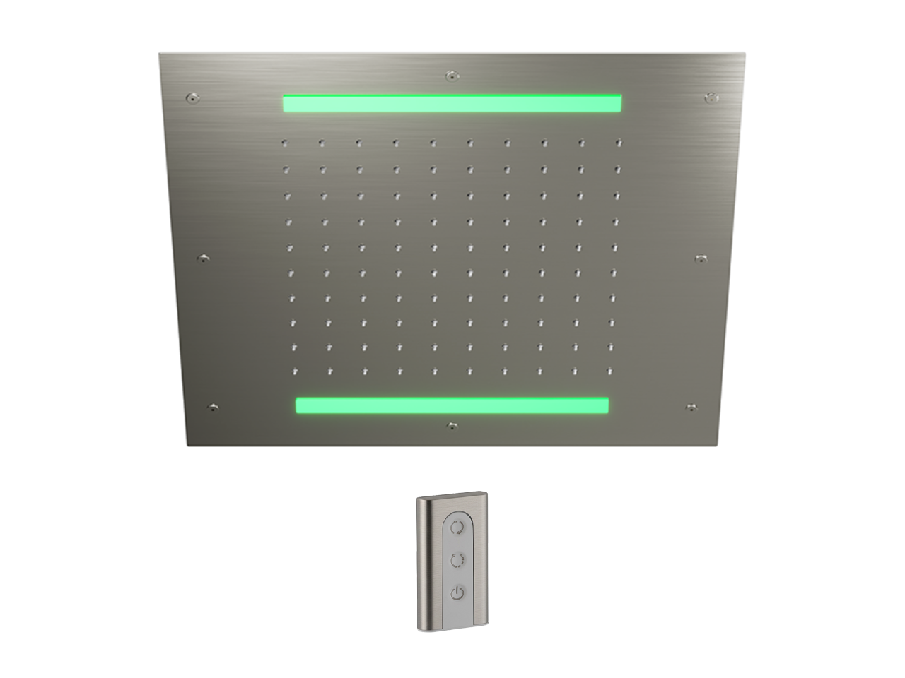 Soffione a soffitto con cromoterapia 430x430 mm ZEN SHOWER_ZS0C0050 -1