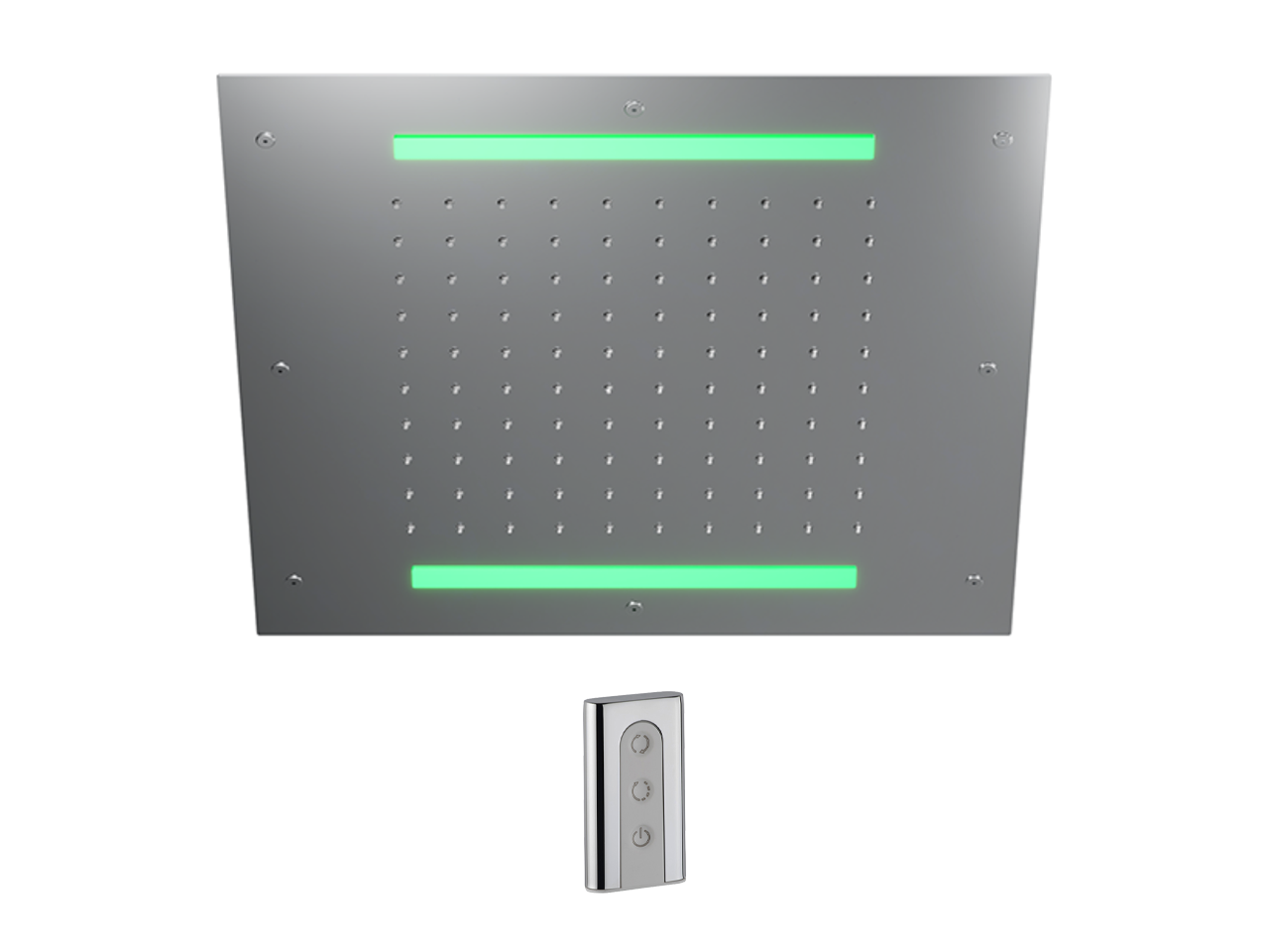 Soffione a soffitto con cromoterapia 430x430 mm ZEN SHOWER_ZS0C0050 -1