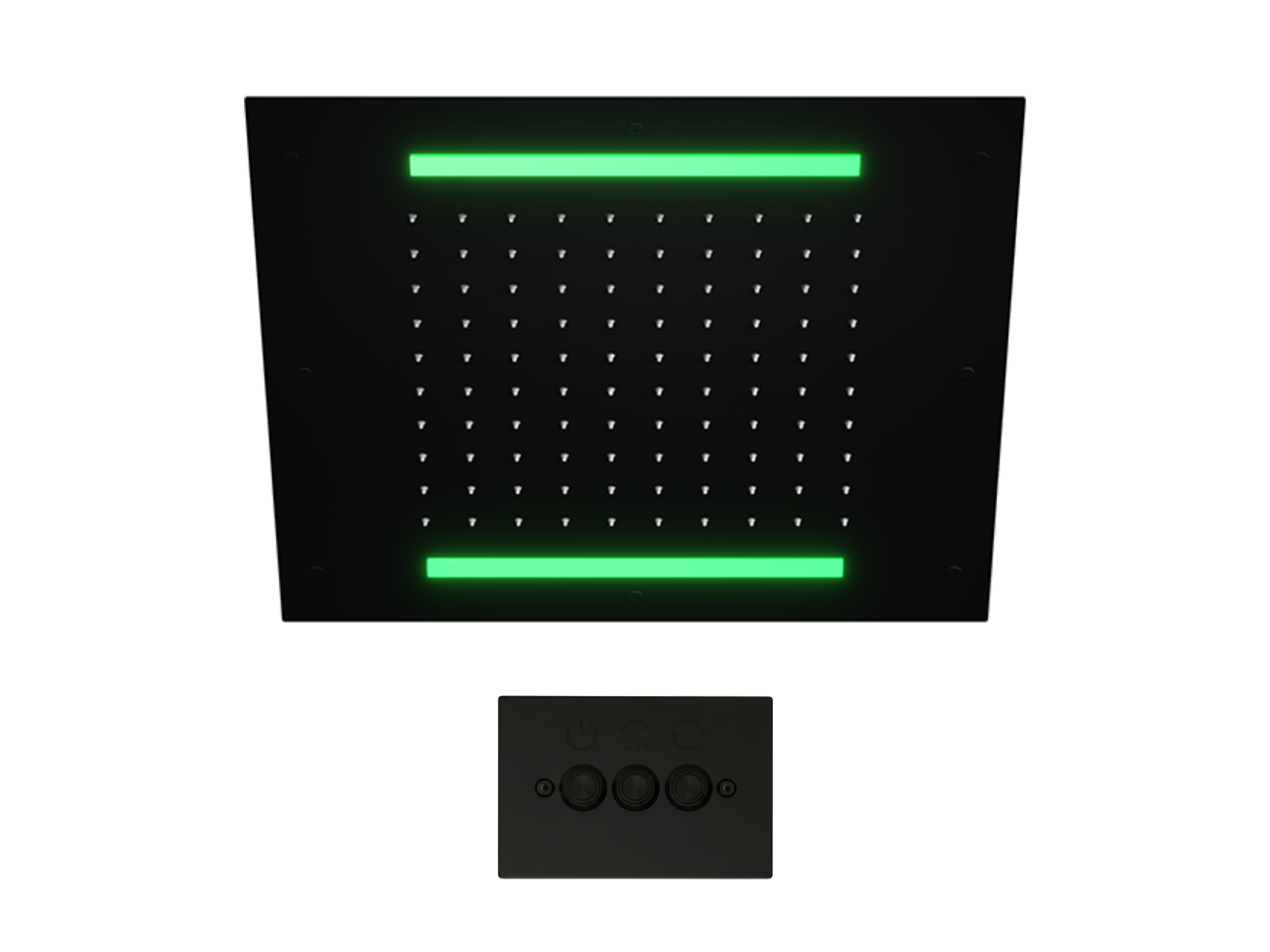 Soffione a soffitto con cromoterapia 430x430 mm ZEN SHOWER_ZS0C0055 -1