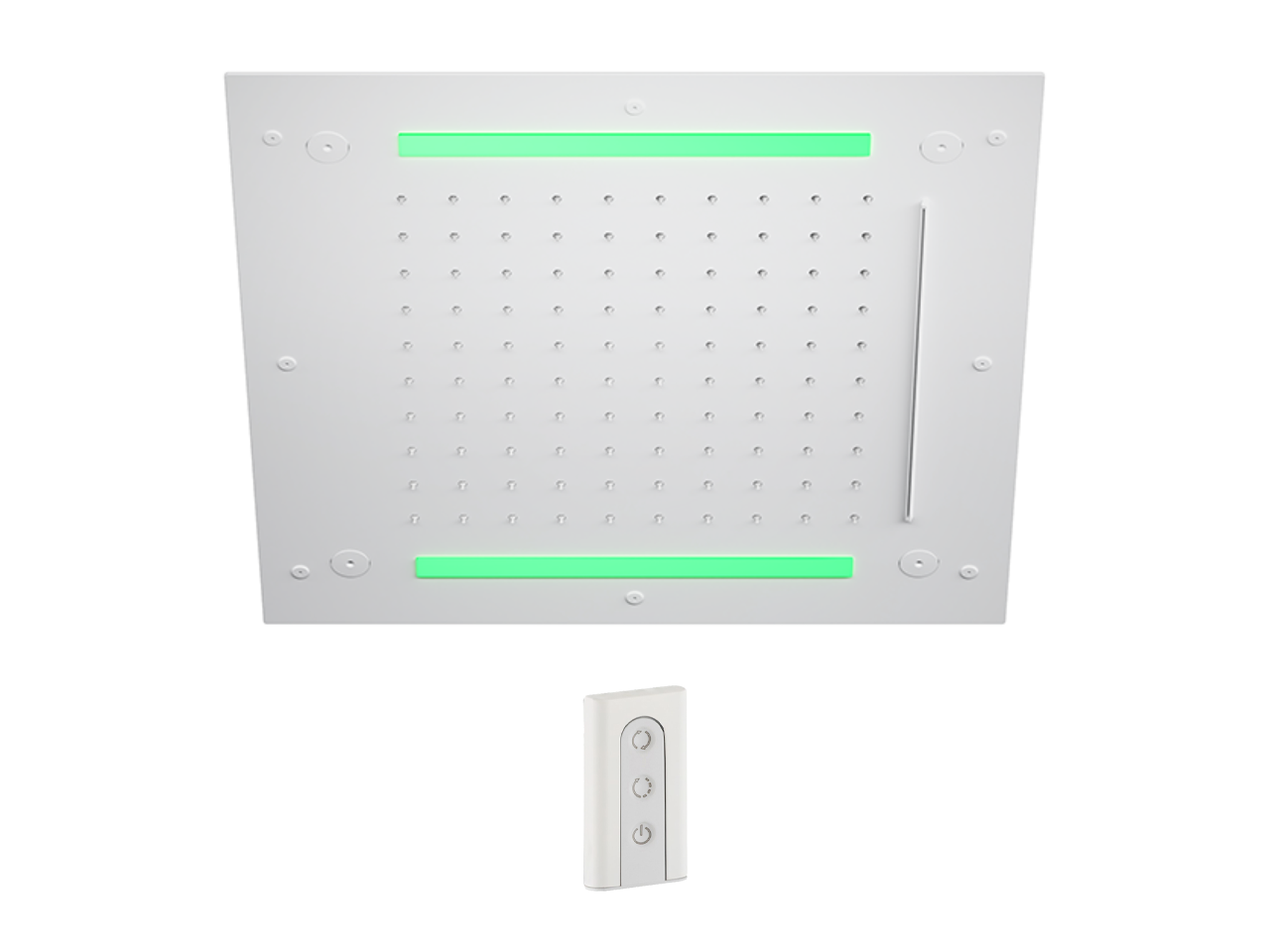 Soffione a soffitto con cromoterapia 430x430 mm WELLNESS_ZS0C0060 -1