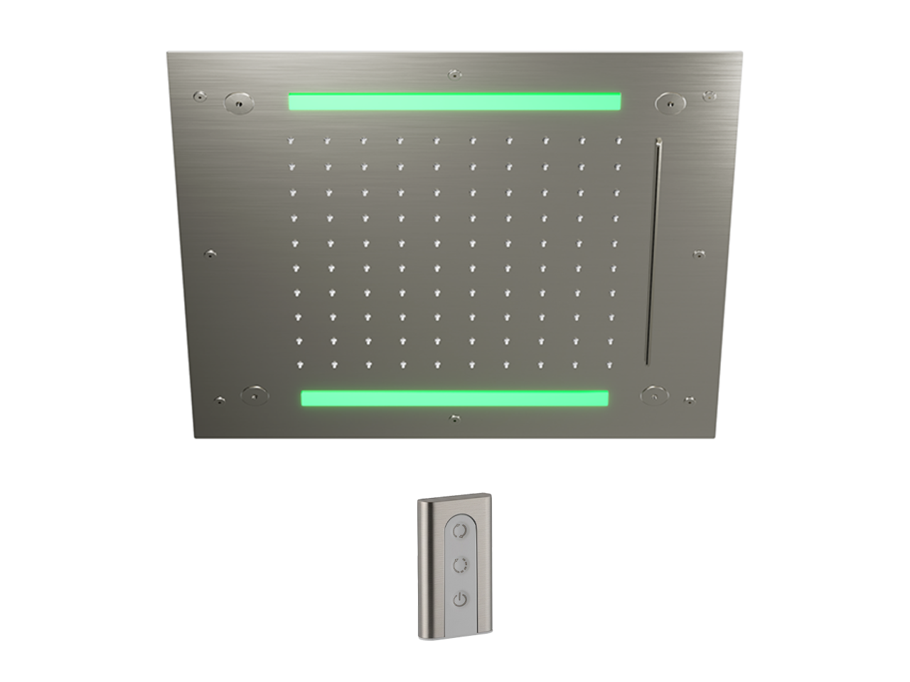 Soffione a soffitto con cromoterapia 430x430 mm WELLNESS_ZS0C0060 -1