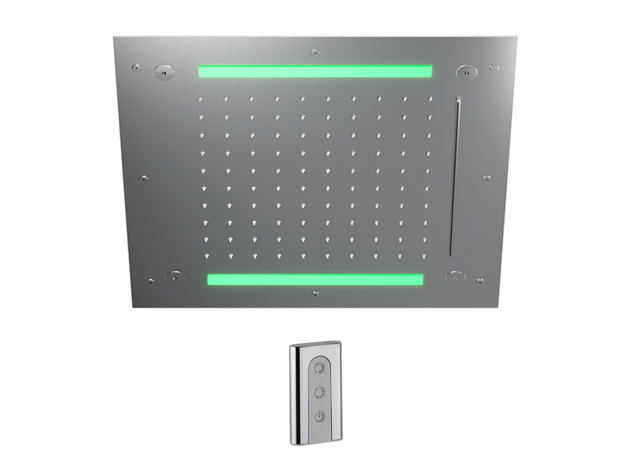 Soffione a soffitto con cromoterapia 430x430 mm WELLNESS_ZS0C0060 -1