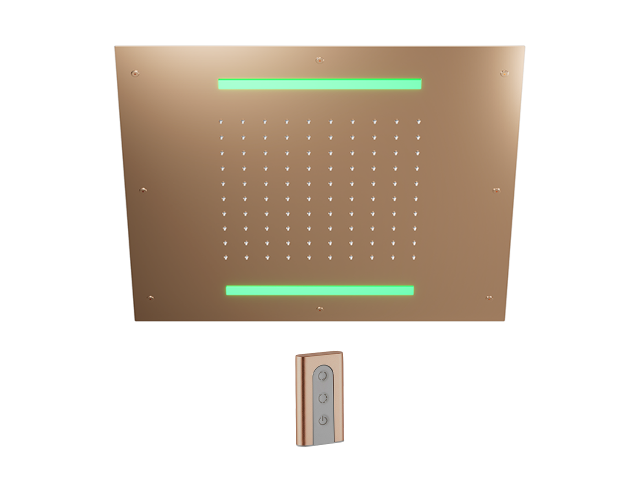 Soffione a soffitto con cromoterapia 500x500 mm ZEN SHOWER_ZS0C0070 -1