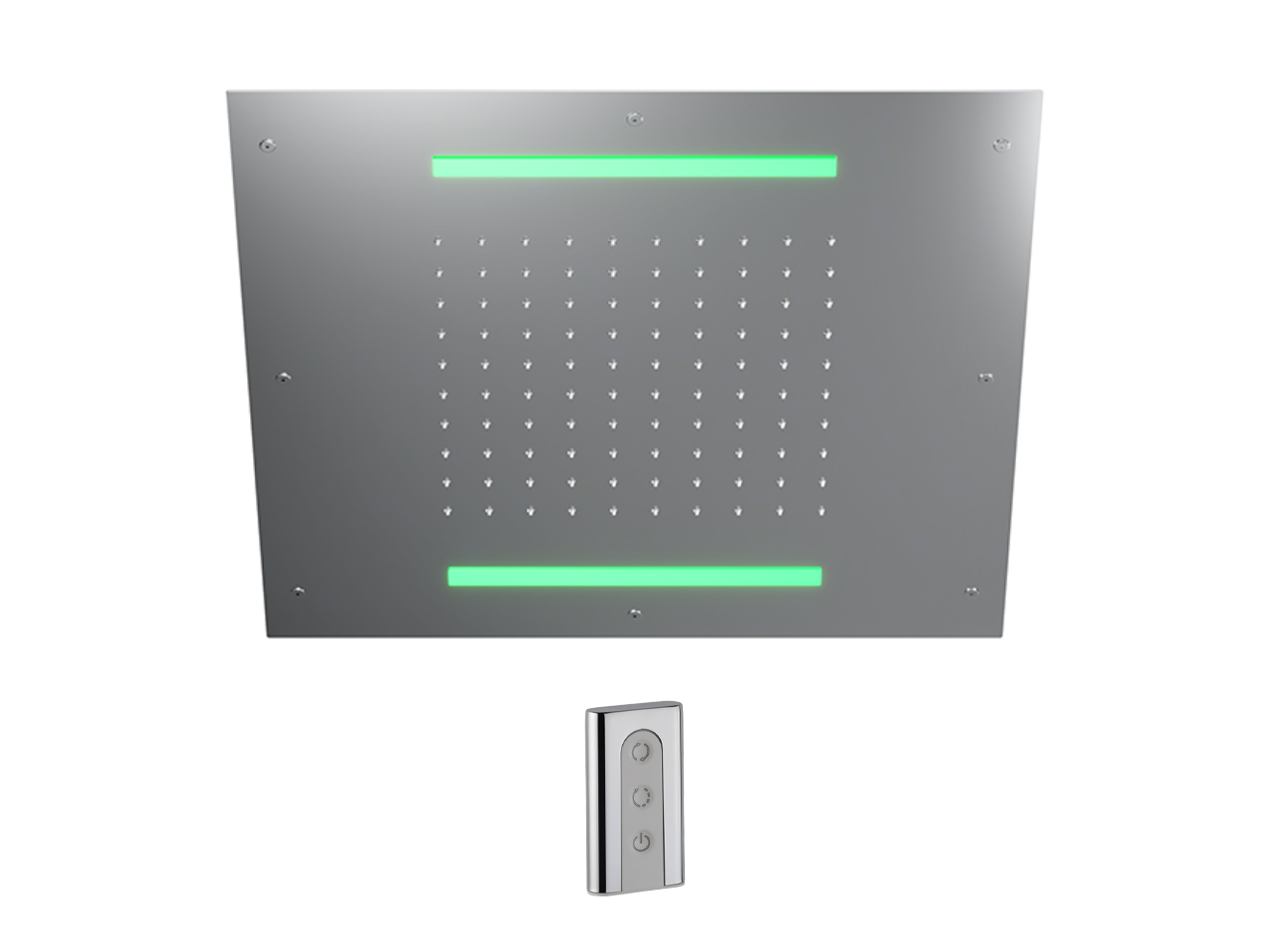 Soffione a soffitto con cromoterapia 500x500 mm ZEN SHOWER_ZS0C0070 -1