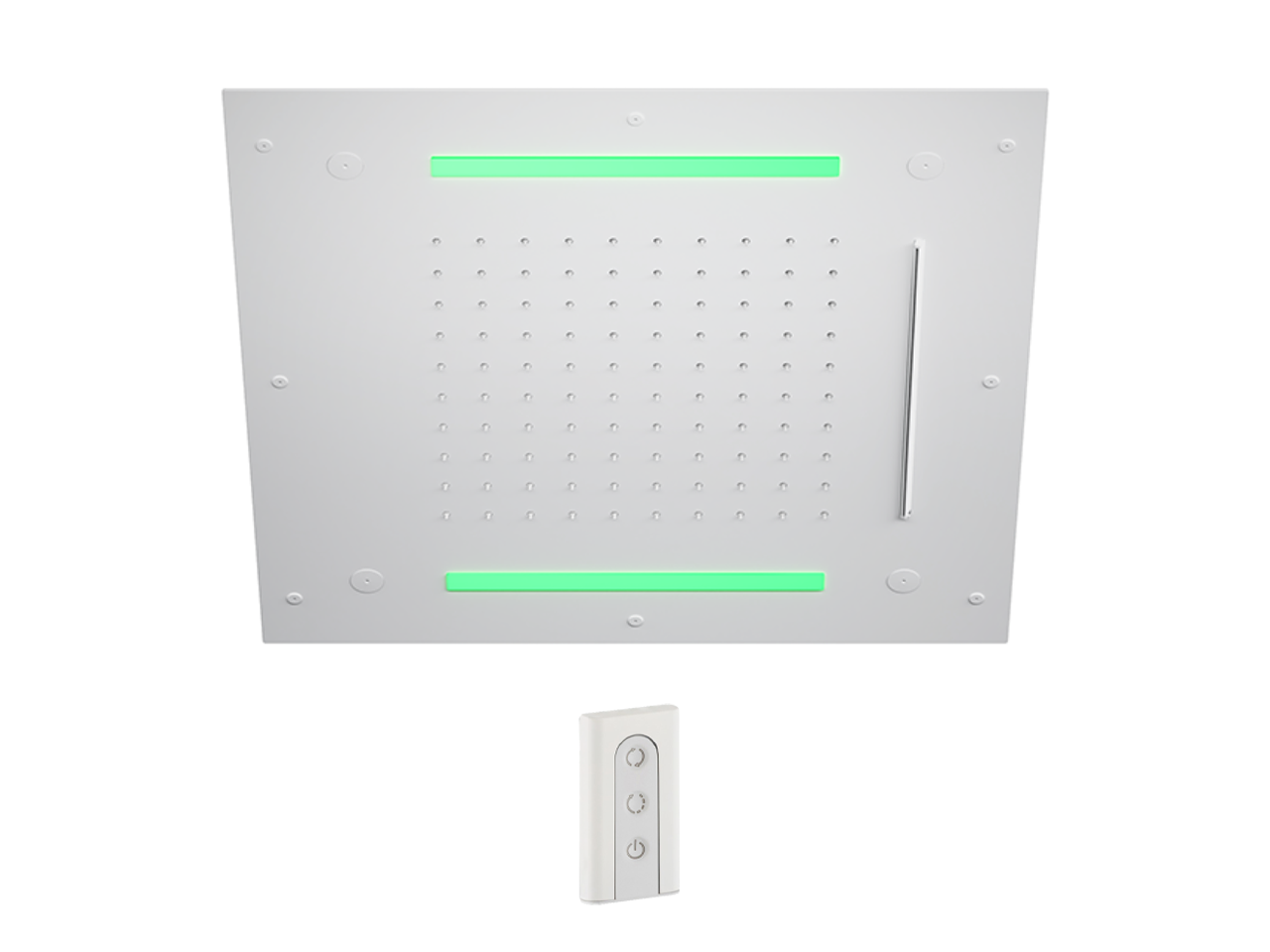 Soffione a soffitto con cromoterapia 500x500 mm WELLNESS_ZS0C0080 -1