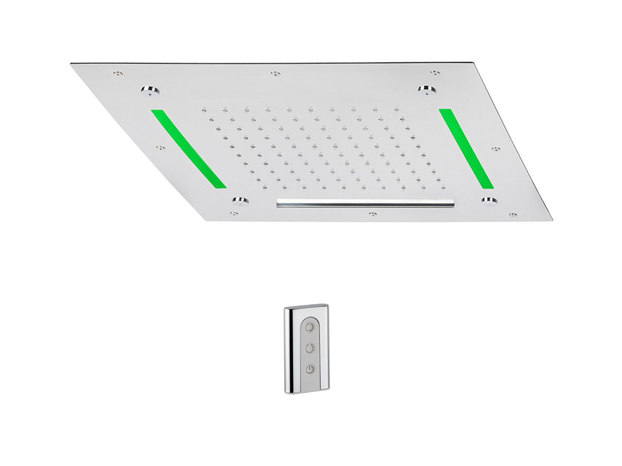 CisalSoffione a soffitto con cromoterapia 500x500 mm WELLNESS_ZS0C0080