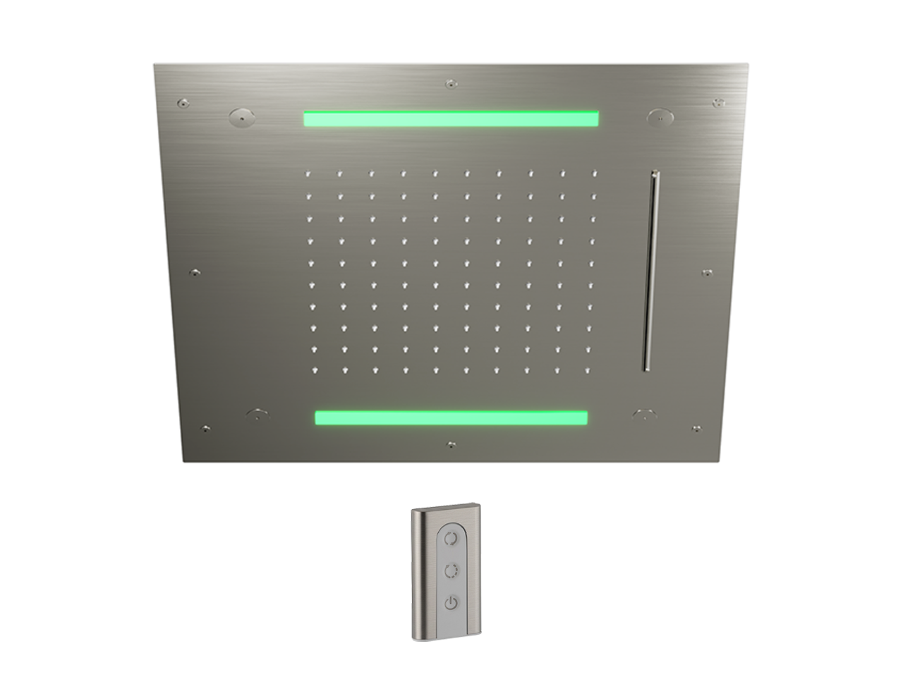 Soffione a soffitto con cromoterapia 500x500 mm ZEN SHOWER_ZS0C0080 -1