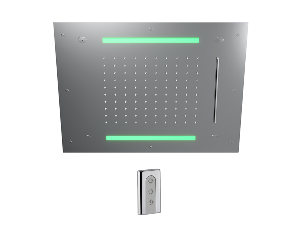 Soffione a soffitto con cromoterapia 500x500 mm ZEN SHOWER_ZS0C0080 -1