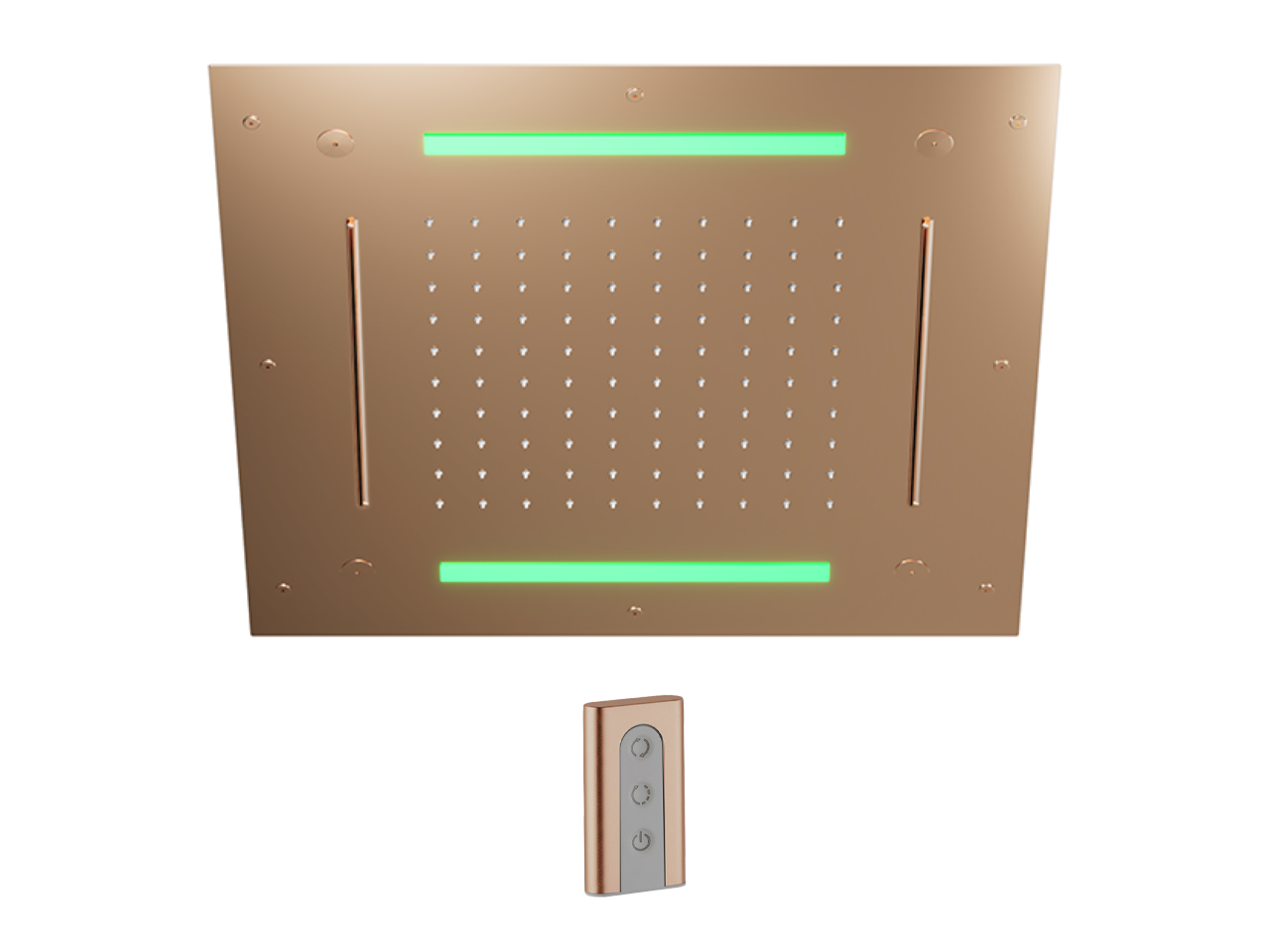 Soffione a soffitto con cromoterapia 500x500 ZEN SHOWER_ZS0C0090 -1