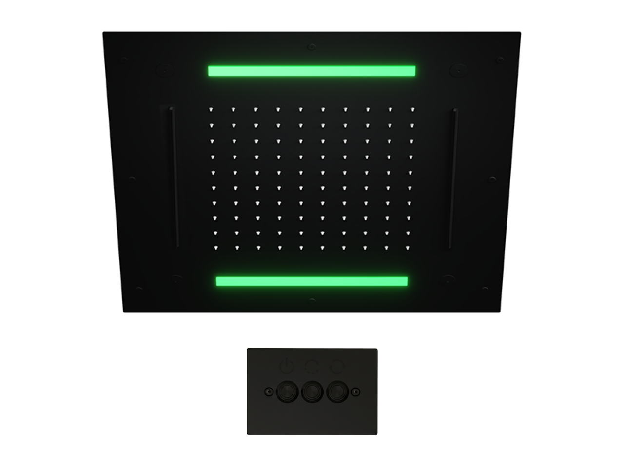 Soffione a soffitto con cromoterapia 500x500 mm ZEN SHOWER_ZS0C0095 -1