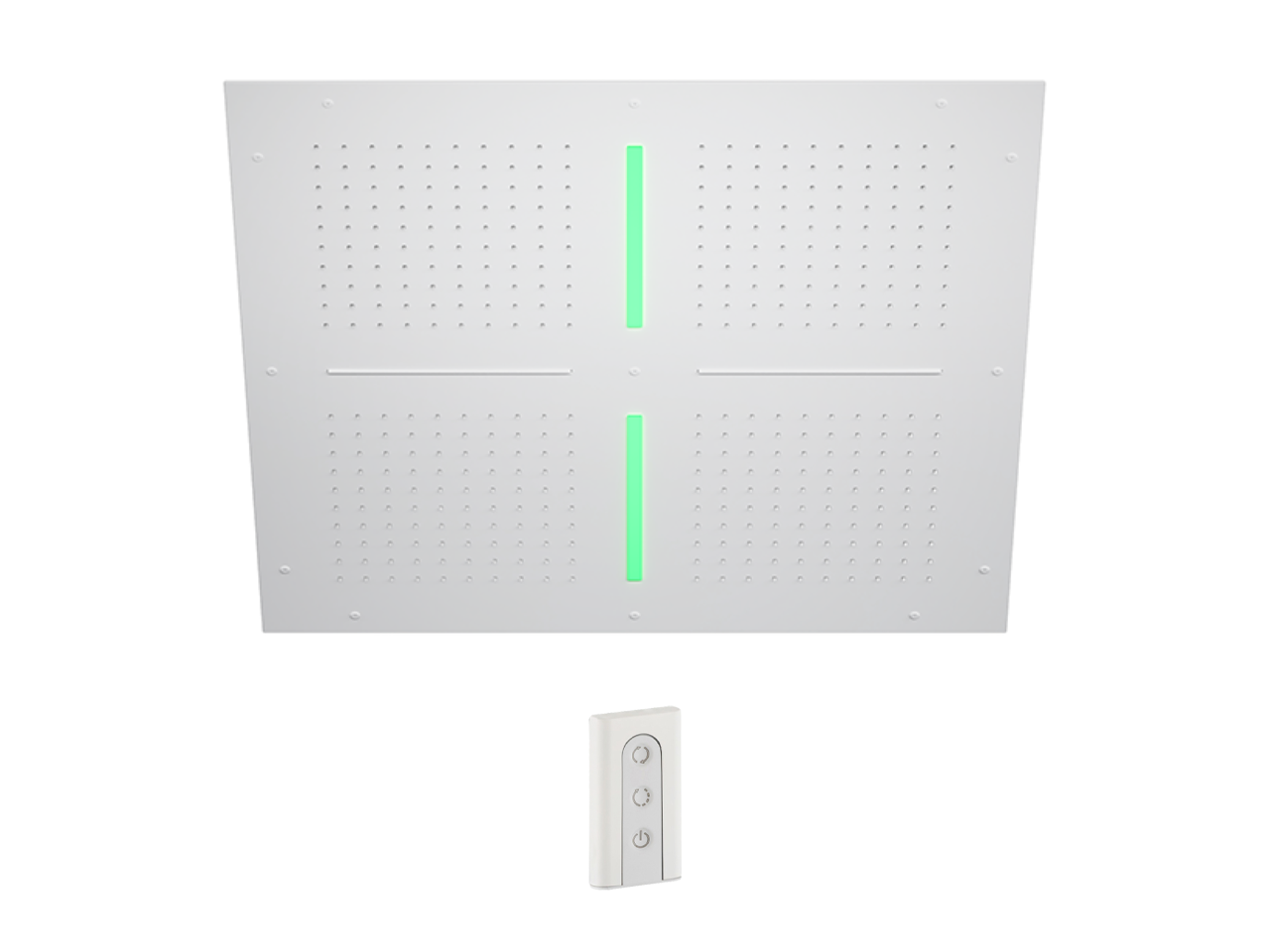 Soffione a soffitto con cromoterapia 800x800 mm ZEN SHOWER_ZS0C0100 -1