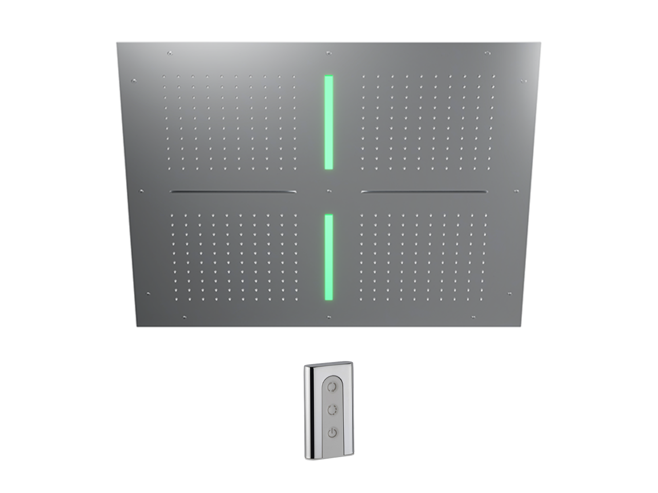 Soffione a soffitto con cromoterapia 800x800 mm ZEN SHOWER_ZS0C0100 -1