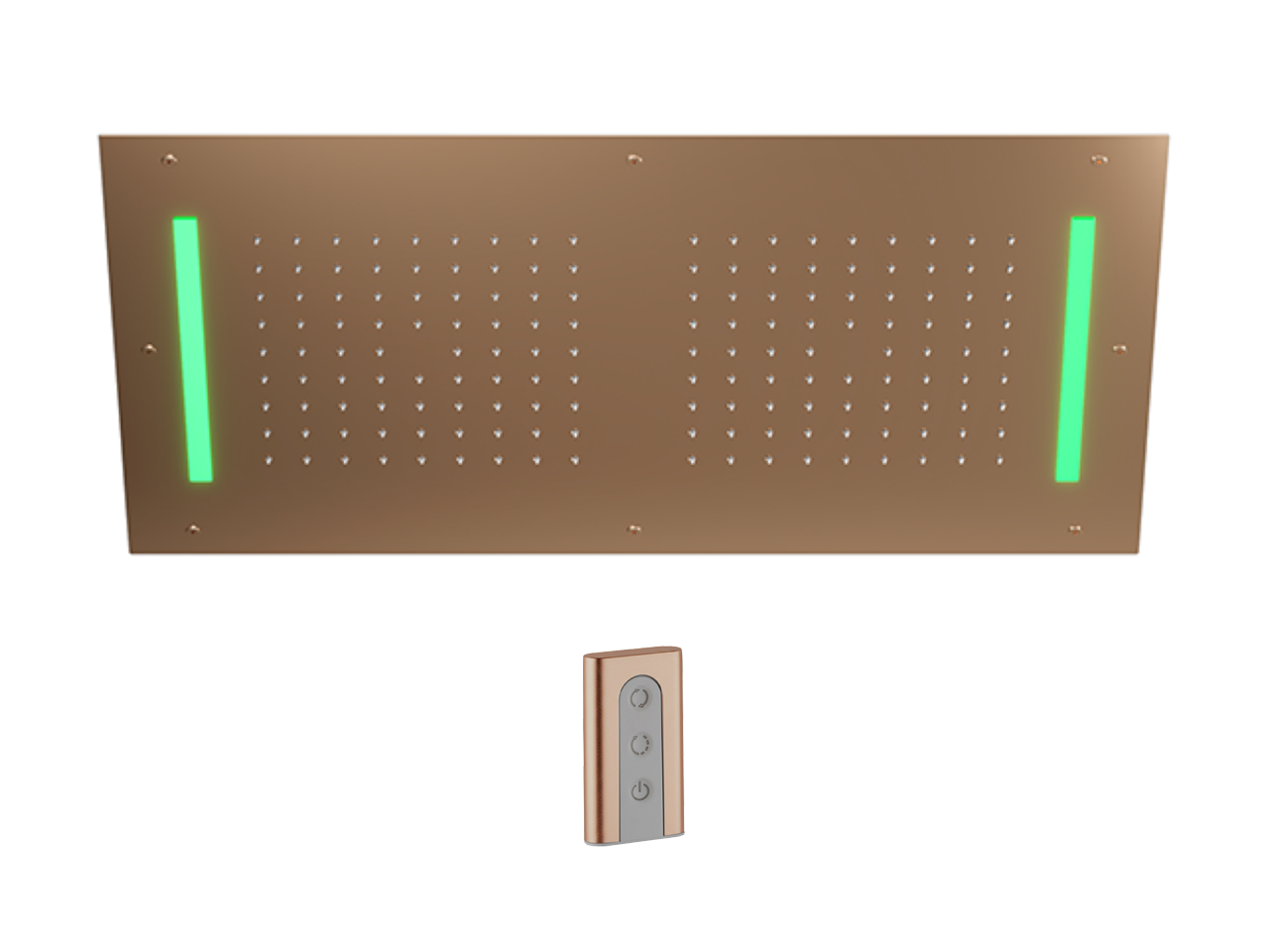 Soffione a soffitto con cromoterapia 700x400 mm ZEN SHOWER_ZS0C0110 -1