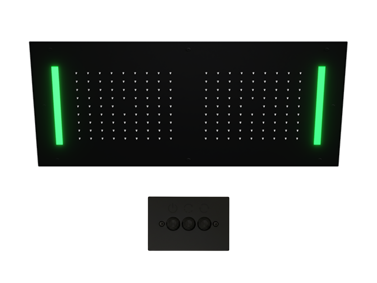 Soffione a soffitto con cromoterapia 700x400 mm ZEN SHOWER_ZS0C0115 -1