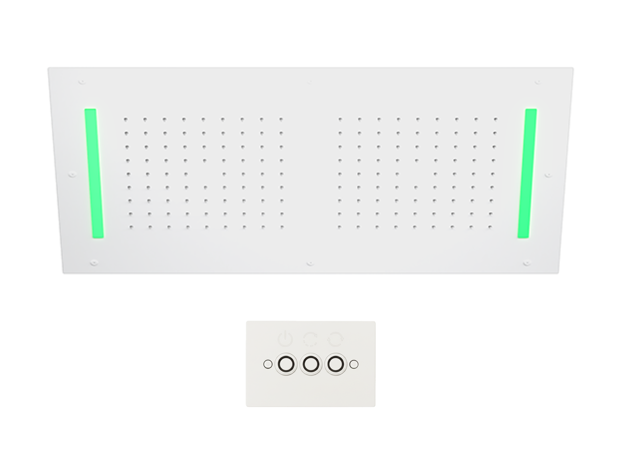 Soffione a soffitto con cromoterapia 700x400 mm ZEN SHOWER_ZS0C0115 -1