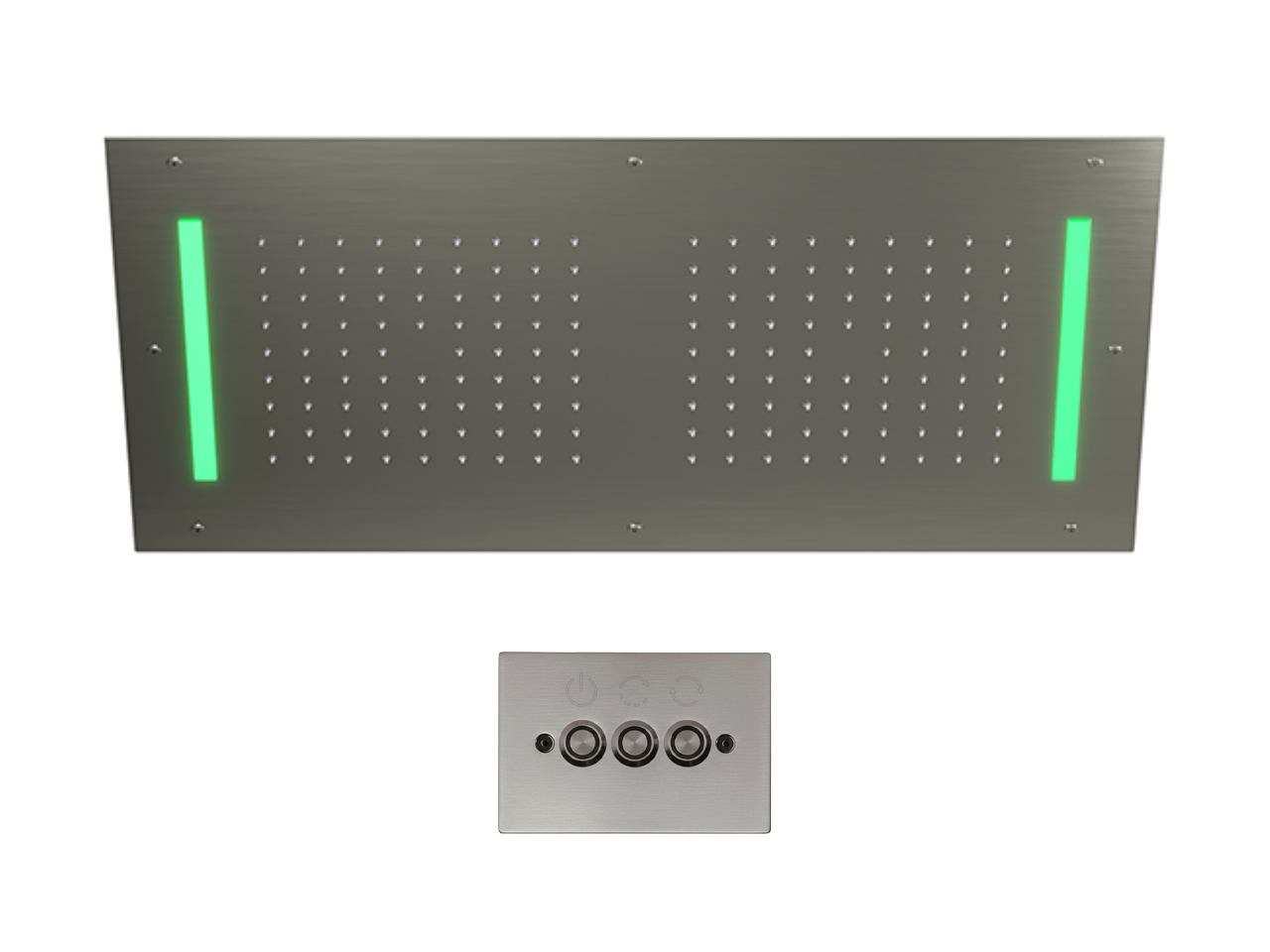 Soffione a soffitto con cromoterapia 700x400 mm ZEN SHOWER_ZS0C0115 -1