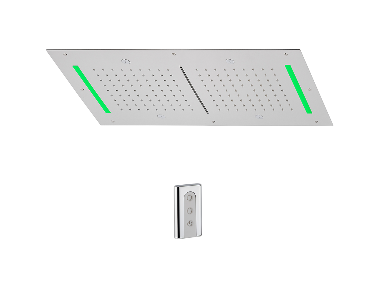 CisalSoffione a soffitto con cromoterapia 700x400 mm ZEN SHOWER_ZS0C0120