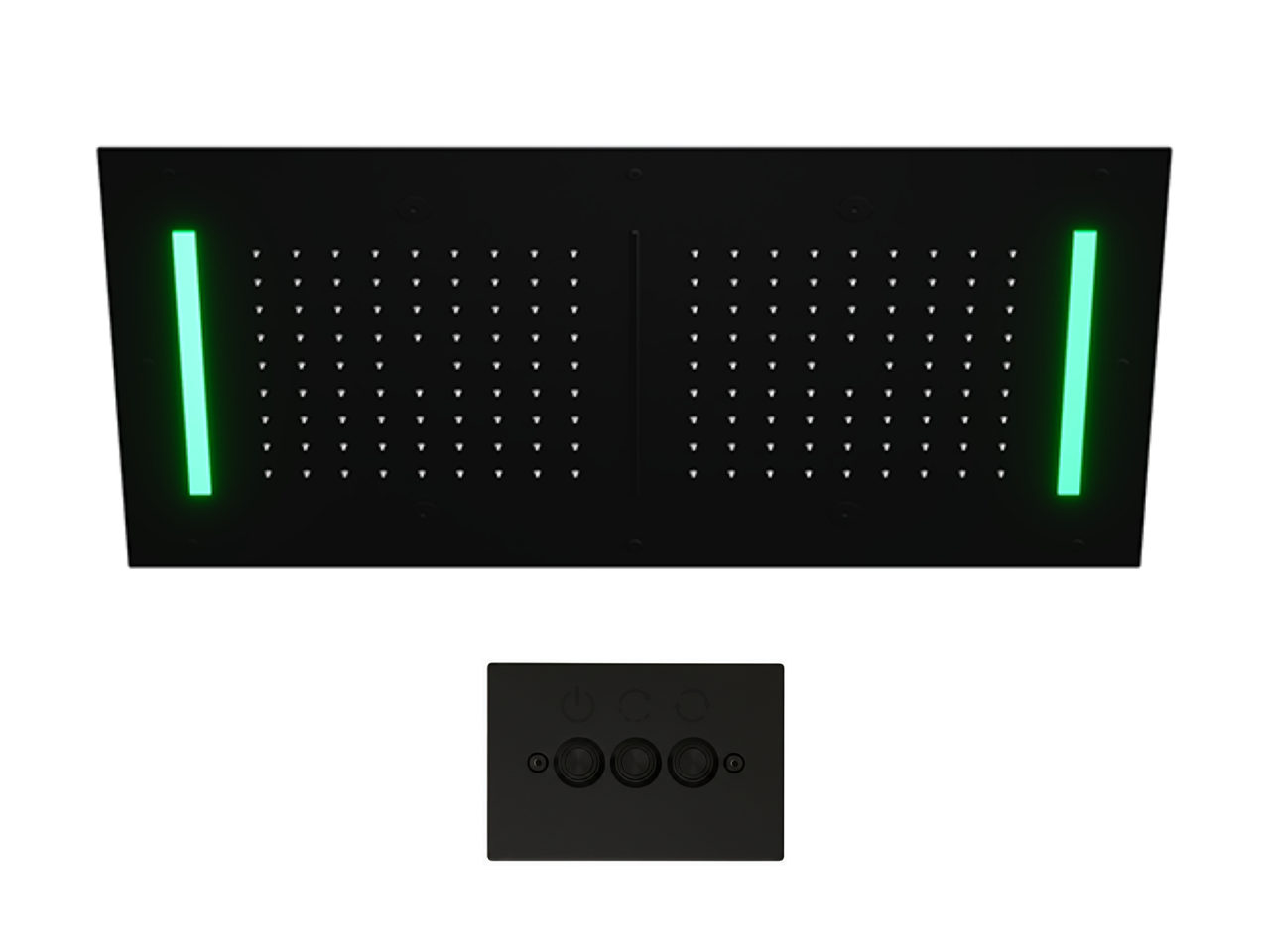 Soffione a soffitto con cromoterapia 700x400 mm WELLNESS_ZS0C0125 -1