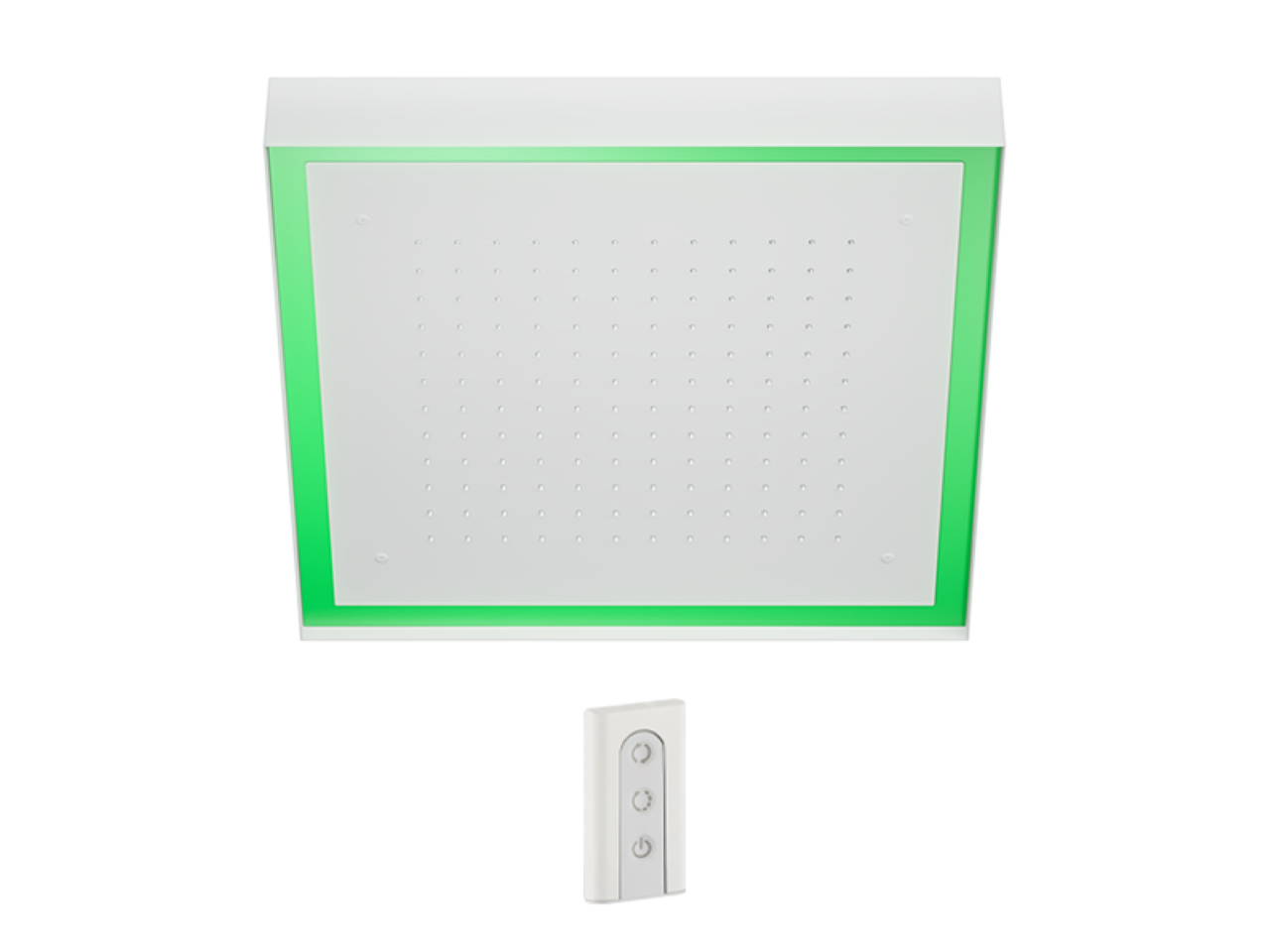 Soffione a soffitto con cromoterapia 570x570 mm ZEN SHOWER_ZS0C0130 -1