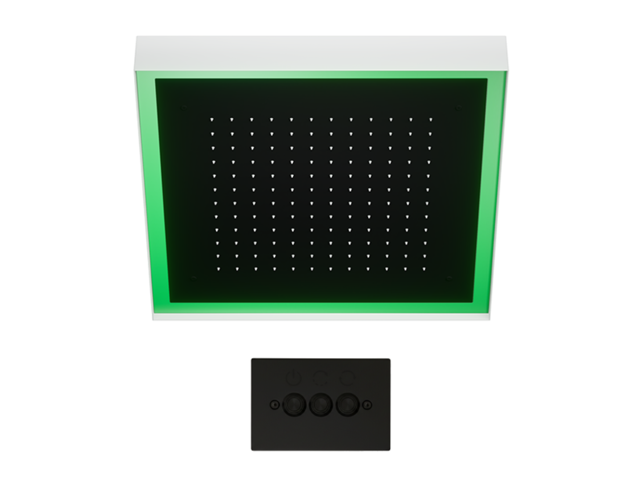 Soffione a soffitto con cromoterapia 570x570 mm ZEN SHOWER_ZS0C0135 -1