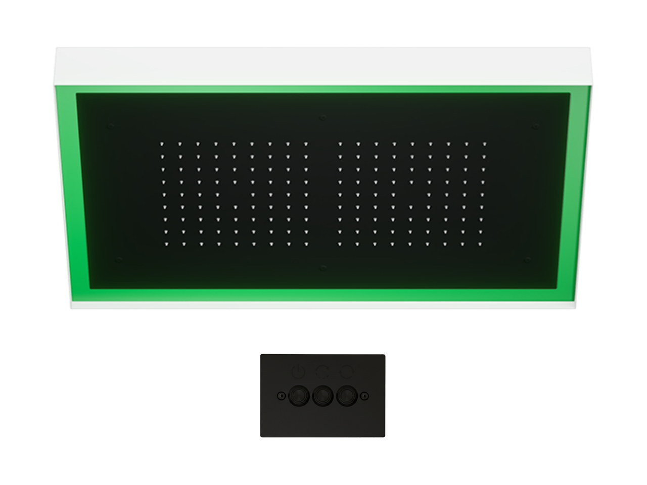 Soffione a soffitto con cromoterapia 770x470 mm ZEN SHOWER_ZS0C0155 -1