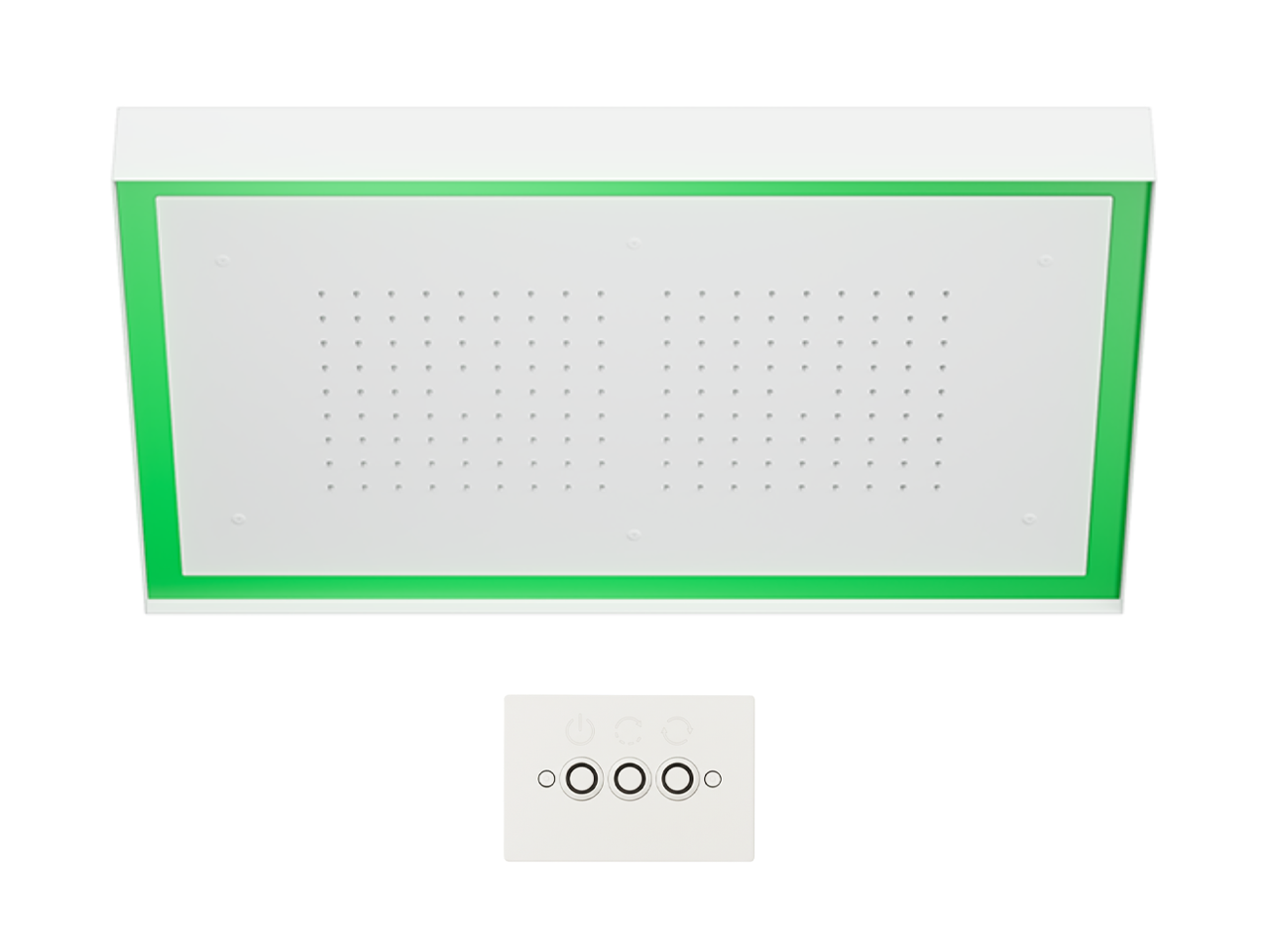 Soffione a soffitto con cromoterapia 770x470 mm ZEN SHOWER_ZS0C0155 -1