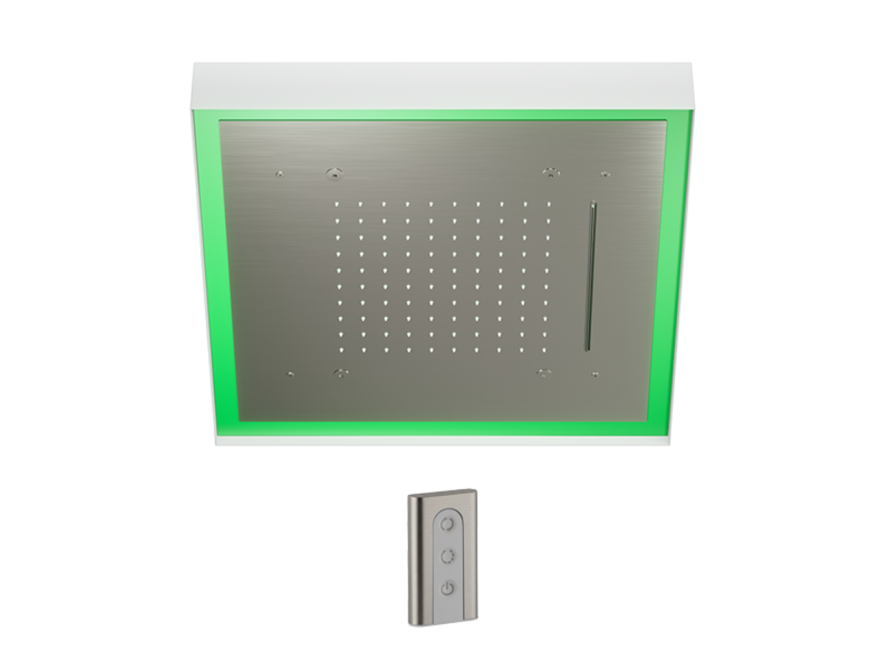 Soffione a soffitto con cromoterapia 570x570 mm ZEN SHOWER_ZS0C0160 -1