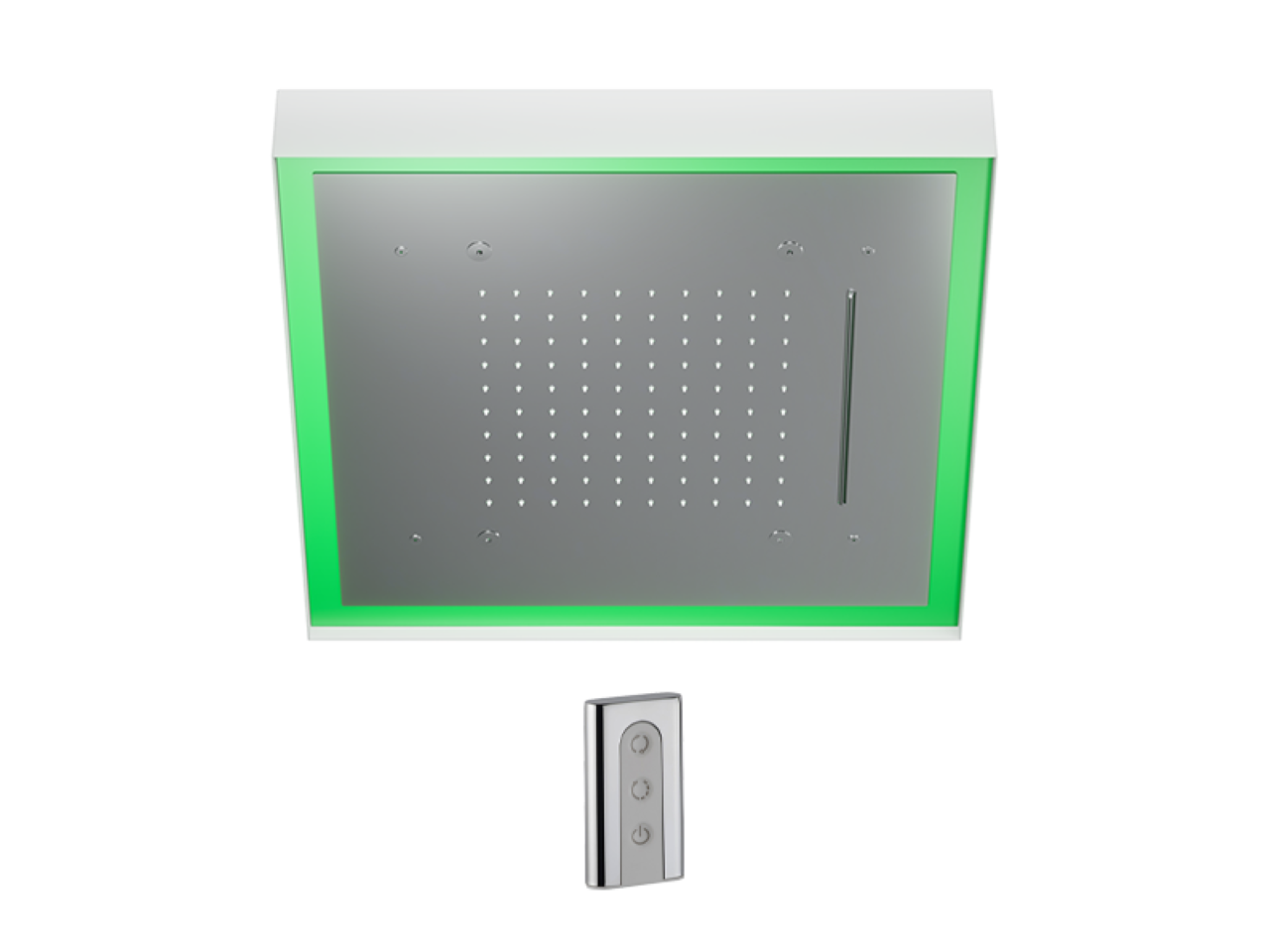 Soffione a soffitto con cromoterapia 570x570 mm ZEN SHOWER_ZS0C0160 -1