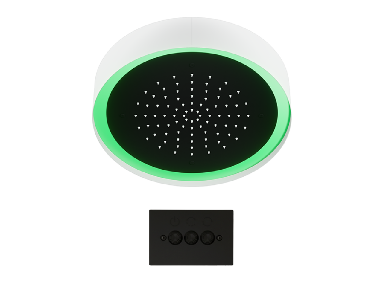 Soffione a soffitto con cromoterapia Ø 370 mm ZEN SHOWER_ZS0C0205 -1