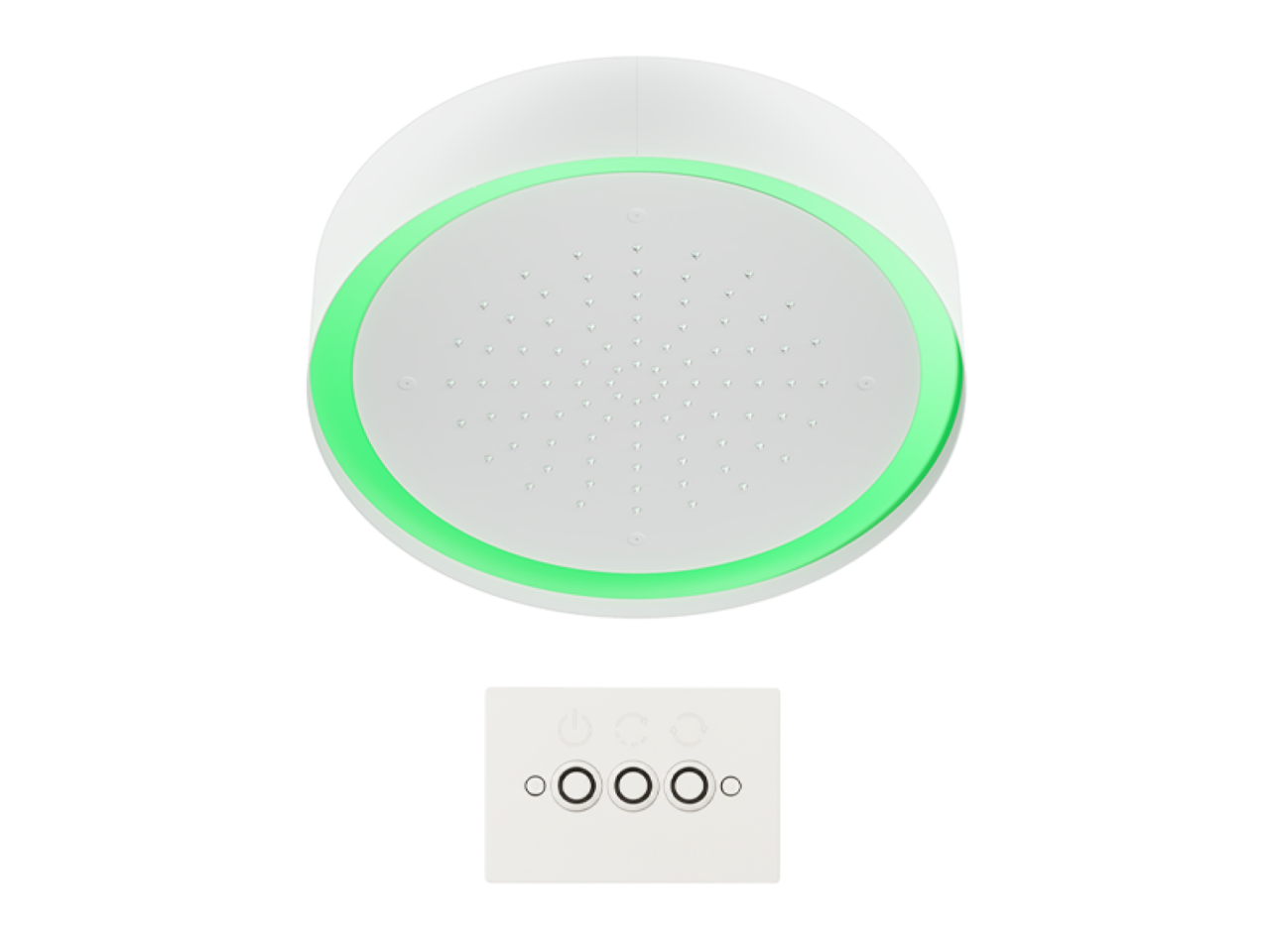 Soffione a soffitto con cromoterapia Ø 370 mm ZEN SHOWER_ZS0C0205 -1