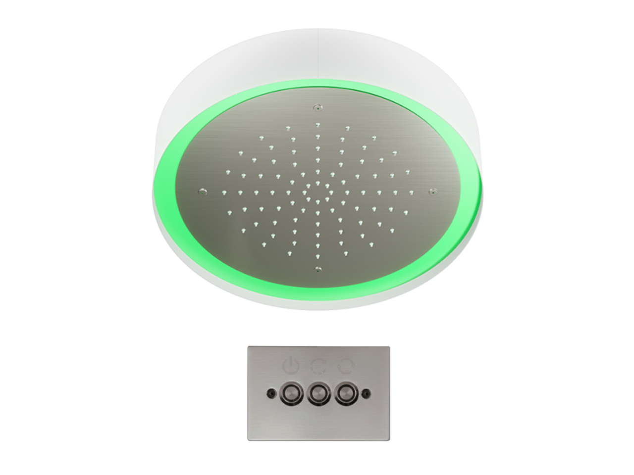 Soffione a soffitto con cromoterapia Ø 370 mm ZEN SHOWER_ZS0C0205 -1