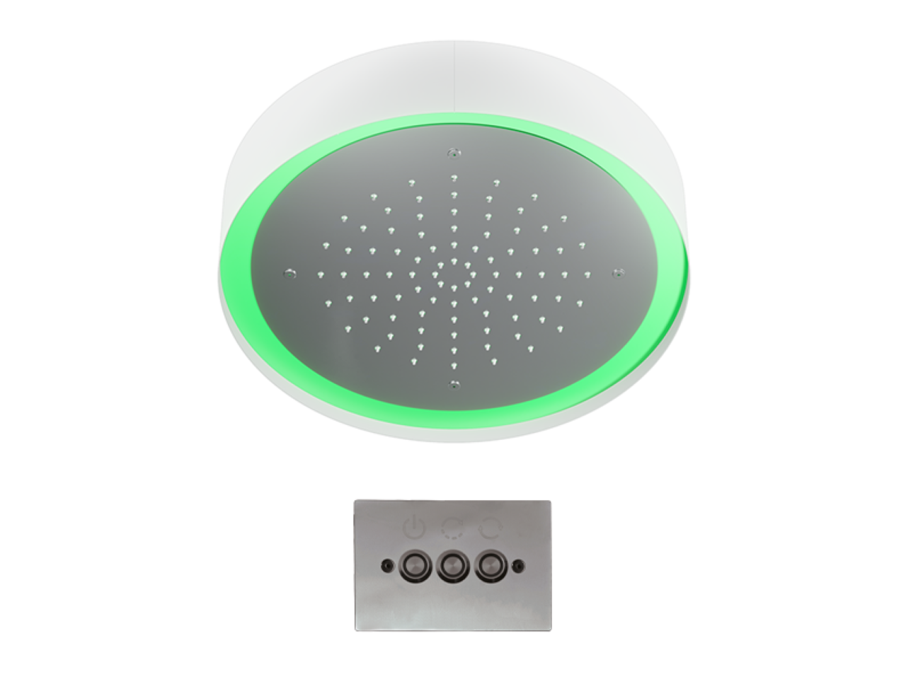 Soffione a soffitto con cromoterapia Ø 370 mm ZEN SHOWER_ZS0C0205 -1