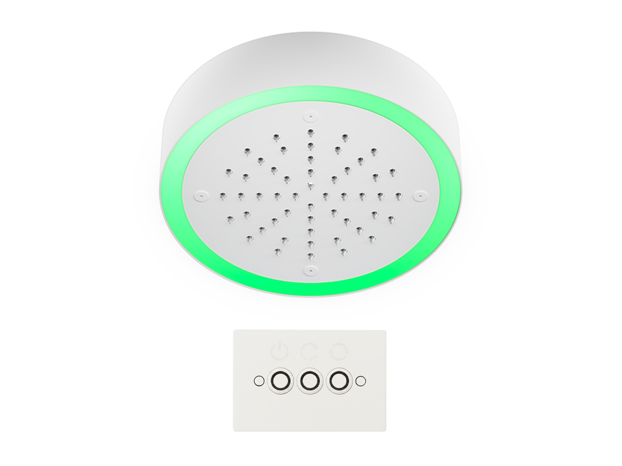 Soffione a soffitto con cromoterapia Ø 200 mm ZEN SHOWER_ZS0C0235 -1