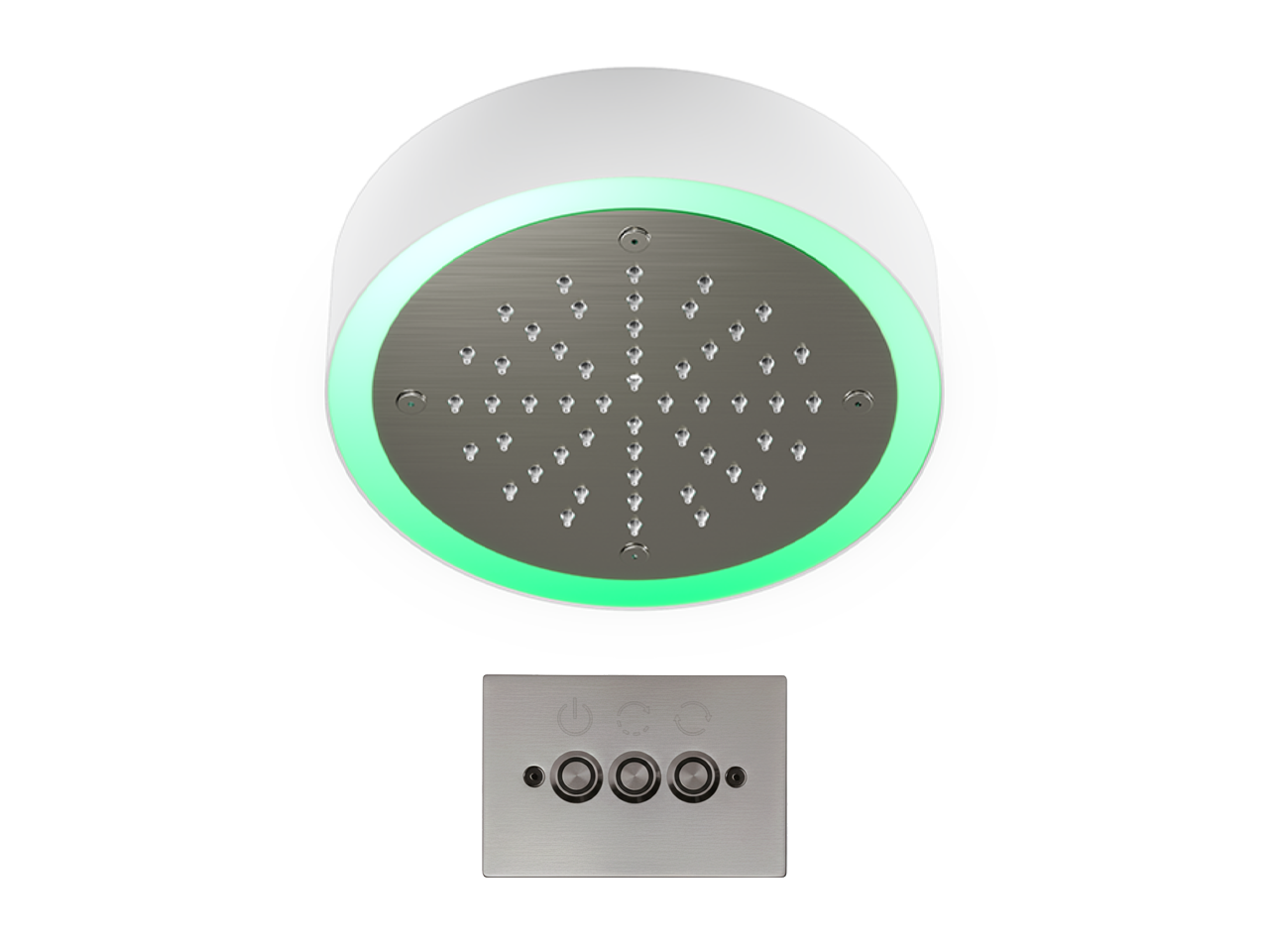 Soffione a soffitto con cromoterapia Ø 200 mm ZEN SHOWER_ZS0C0235 -1