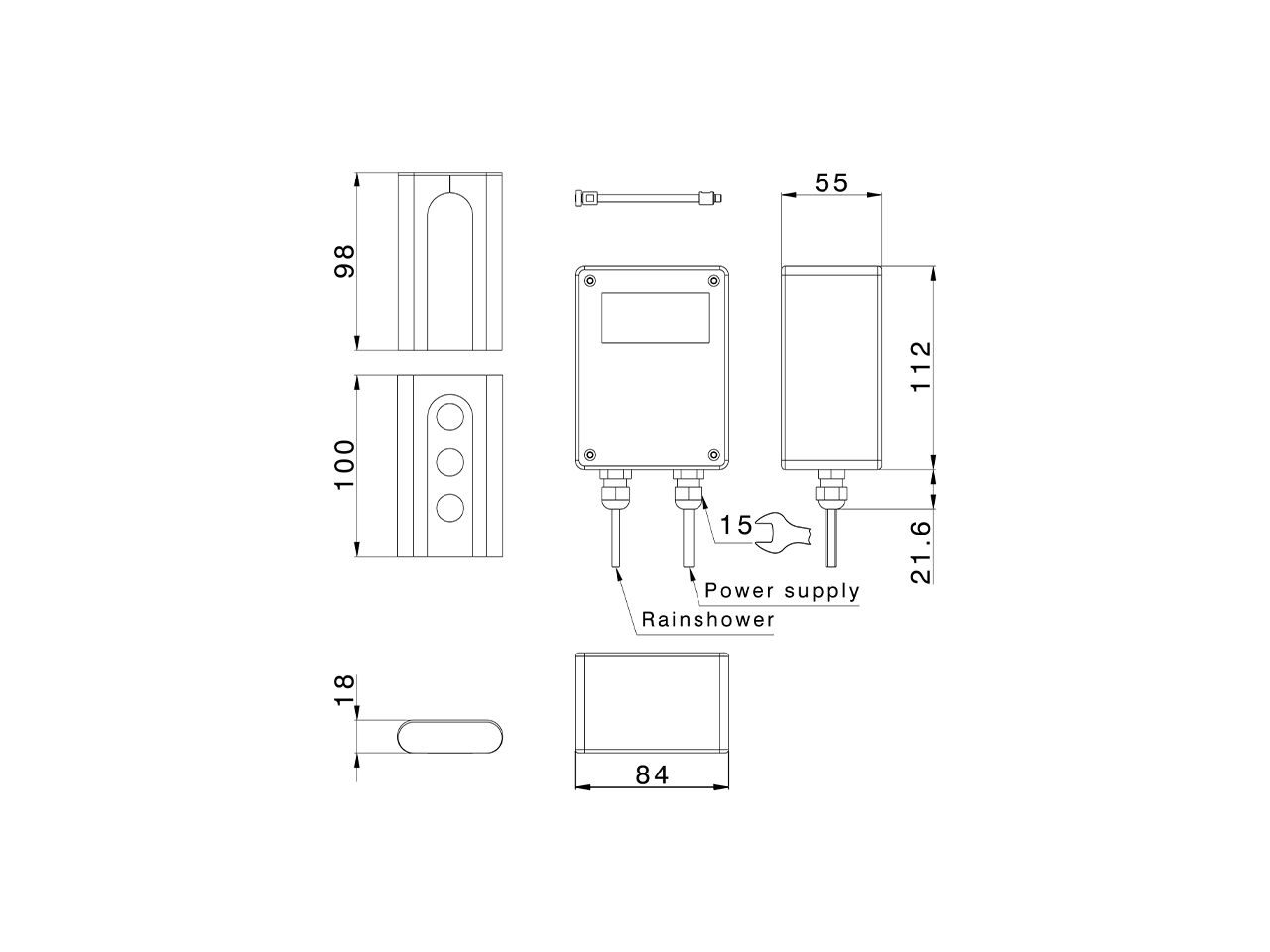 Radiocomando e centralina cromoterapia WELLNESS_ZS0C0340 - v1