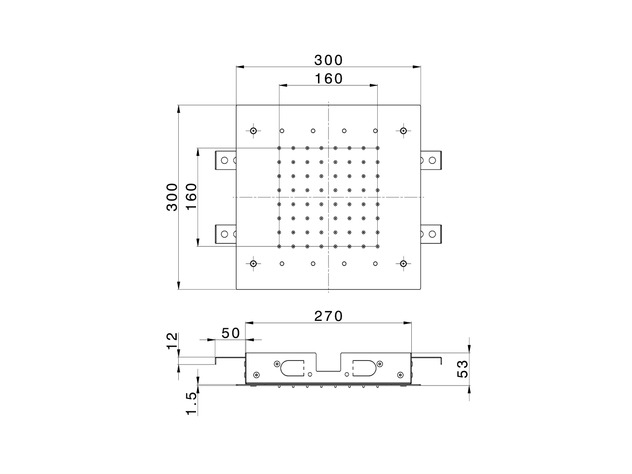 Soffione a soffitto 300x300 mm ZEN SHOWER_ZS0C0360 - v1