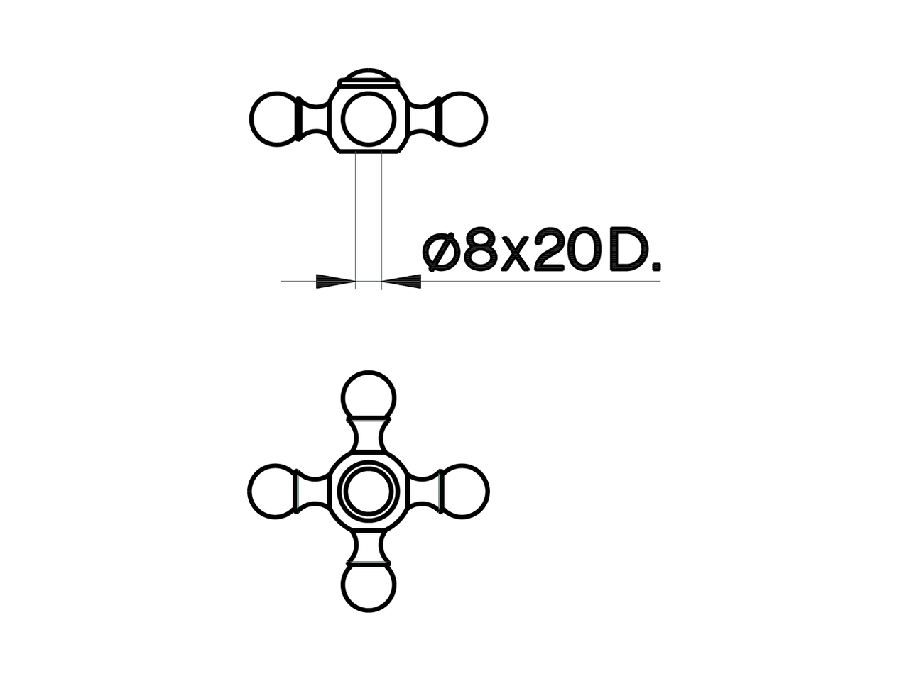 Maniglia 'AR' RICAMBI_ZZ903070 - v1