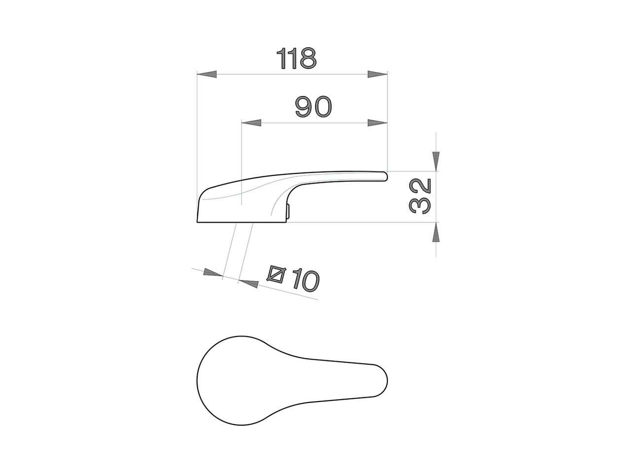 Leva monocomando 'EU' RICAMBI_ZZ928570 - v1