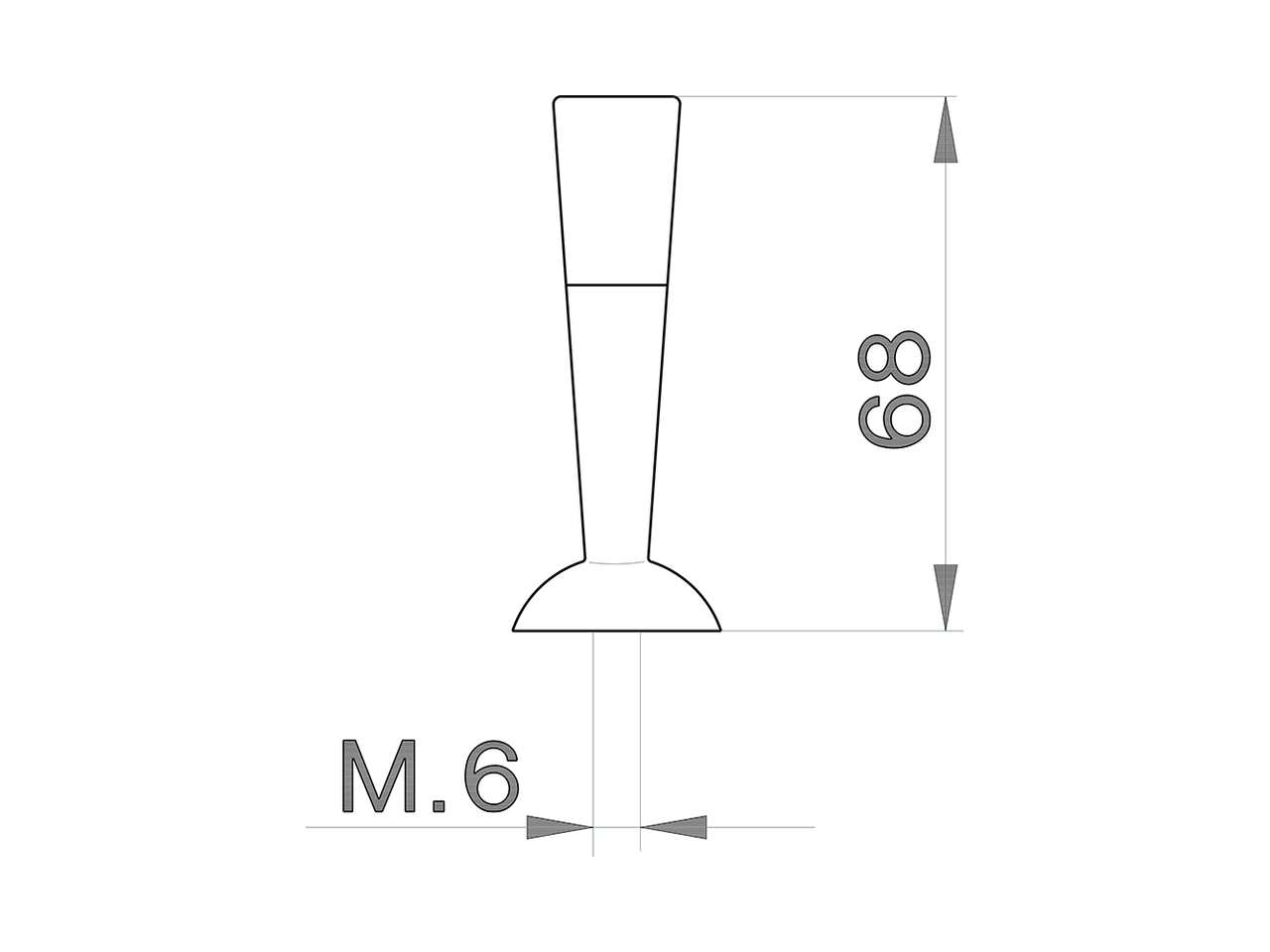Leva monocomando 'PU' joystick RICAMBI_ZZ932940 - v1