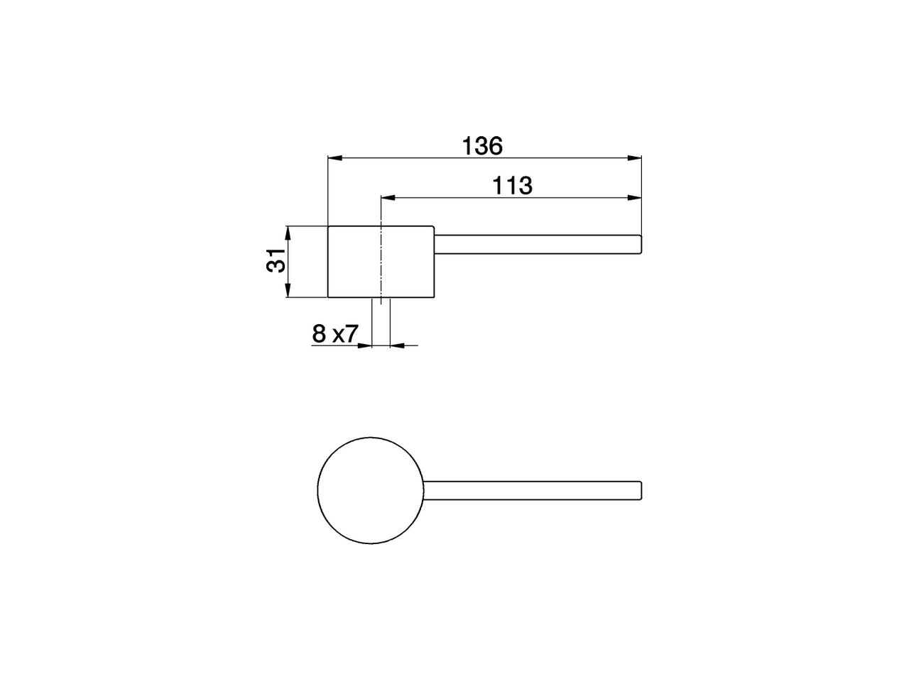 Leva monocomando 'LL' RICAMBI_ZZ944020 - v1