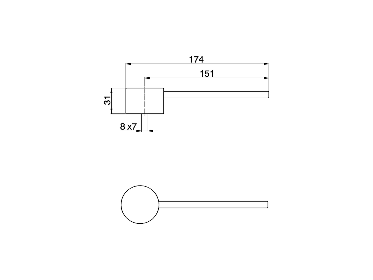 Leva monocomando 'LL' RICAMBI_ZZ944040 - v1